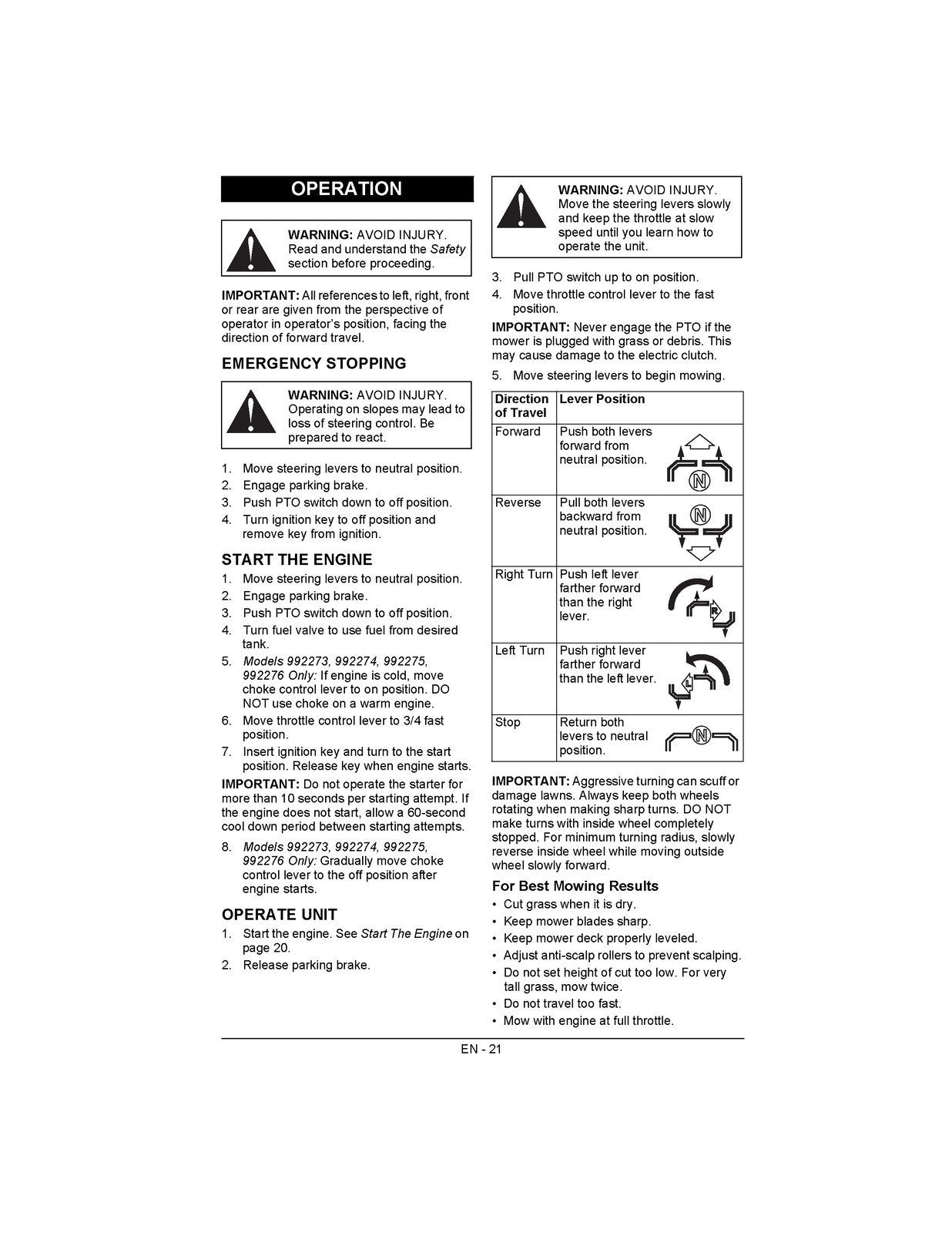 GRAVELY Pro-Turn 452 460 472 EFI OPERATORS MANUAL - WIRE BOUND - TOUGH COVERS