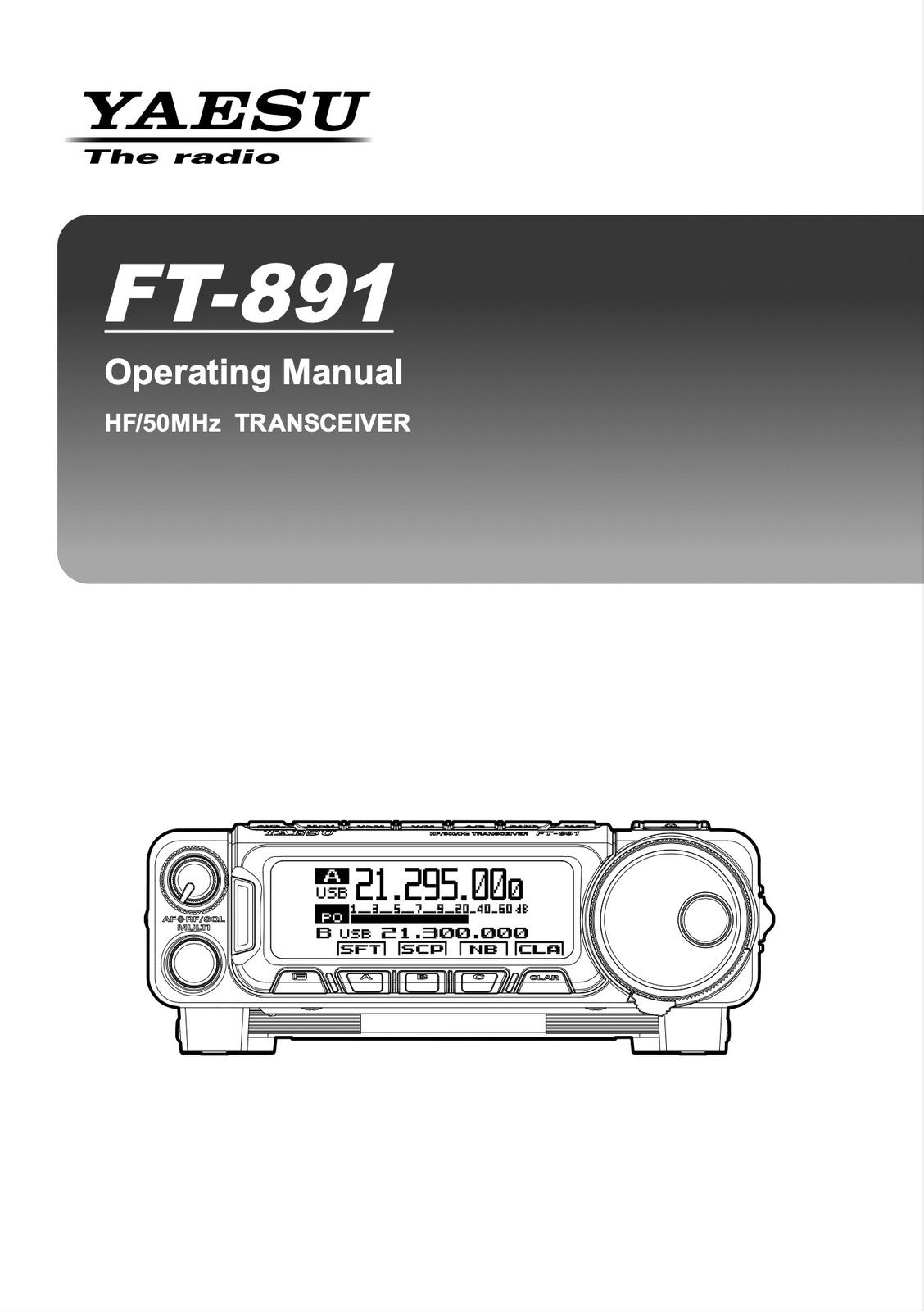 YAESU FT 891 OPERATING, ADVANCED, TECHNICAL SERVICE MANUAL BUNDLE, BOUND, COVERS