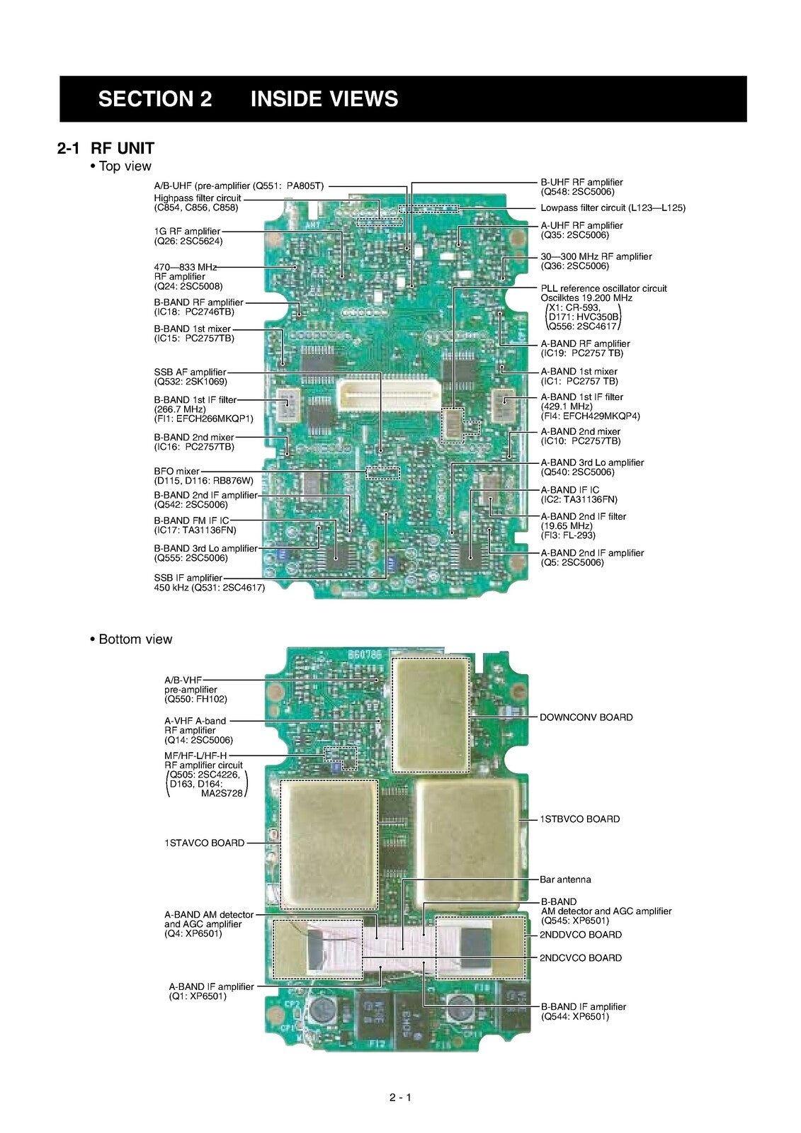 ICOM IC-R20 Communications Receiver SERVICE Manual - WIRE BOUND - TOUGH COVERS
