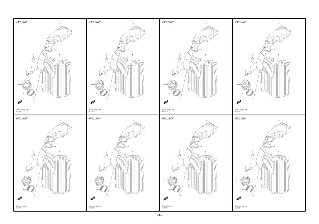 SUZUKI DF100A DF115A DF140A OUTBOARD PARTS CATALOGUE MANUAL - BOUND - COVERS