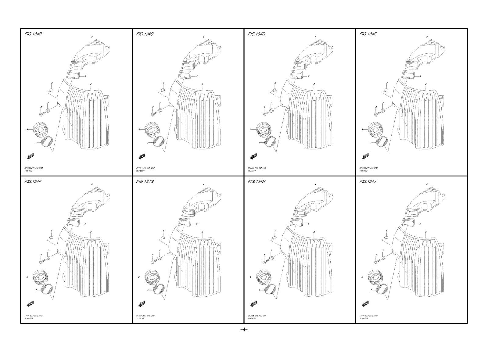 SUZUKI DF100A DF115A DF140A OUTBOARD PARTS CATALOGUE MANUAL - BOUND - COVERS