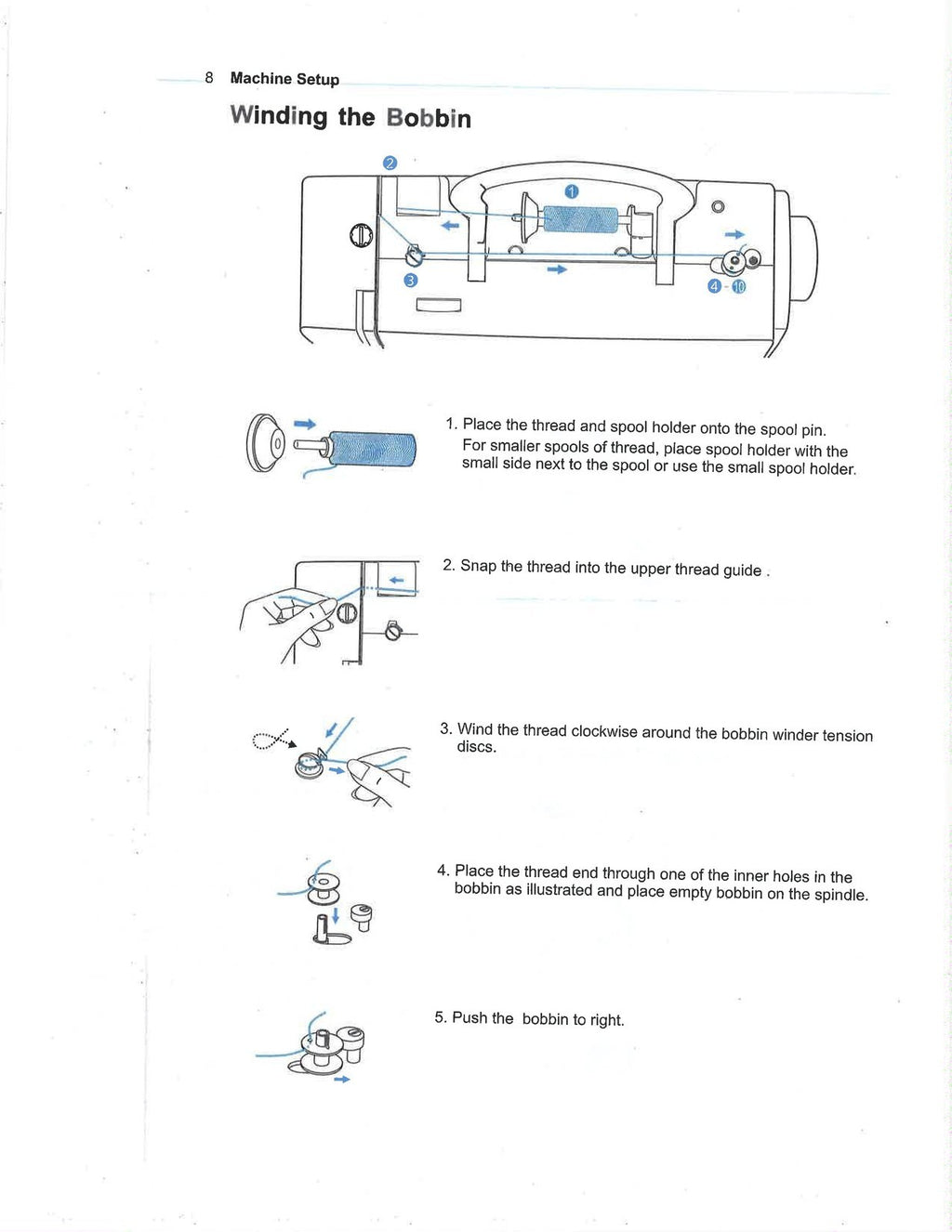 BERNINA Bernette 92c Embroidery Instruction Manual - WIRE BOUND - TOUGH COVERS