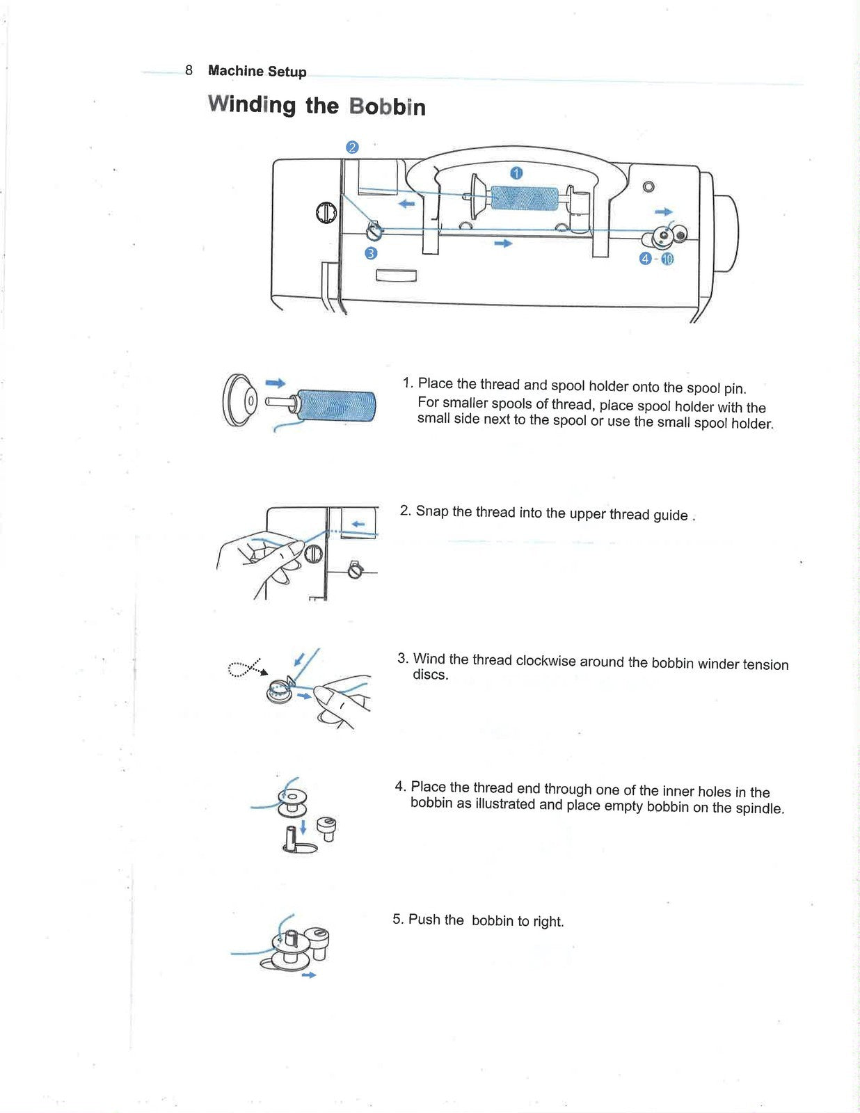 BERNINA Bernette 92c Embroidery Instruction Manual - WIRE BOUND - TOUGH COVERS