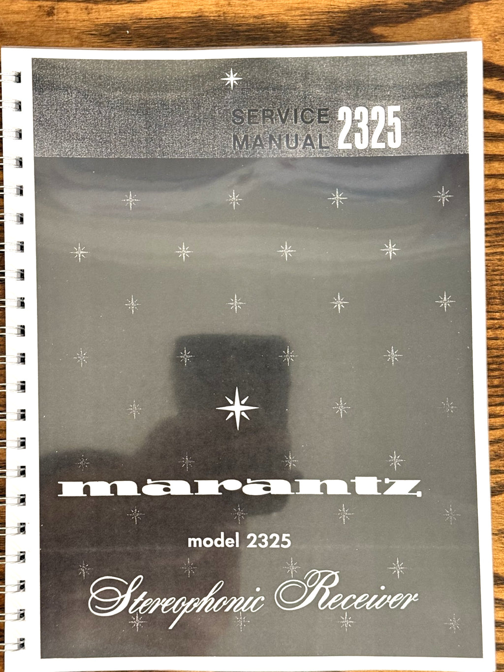 MARANTZ 2325 RECEIVER SERVICE MANUAL, WIRE BOUND, TOUGH COVERS, FOLDOUT DIAGRAMS