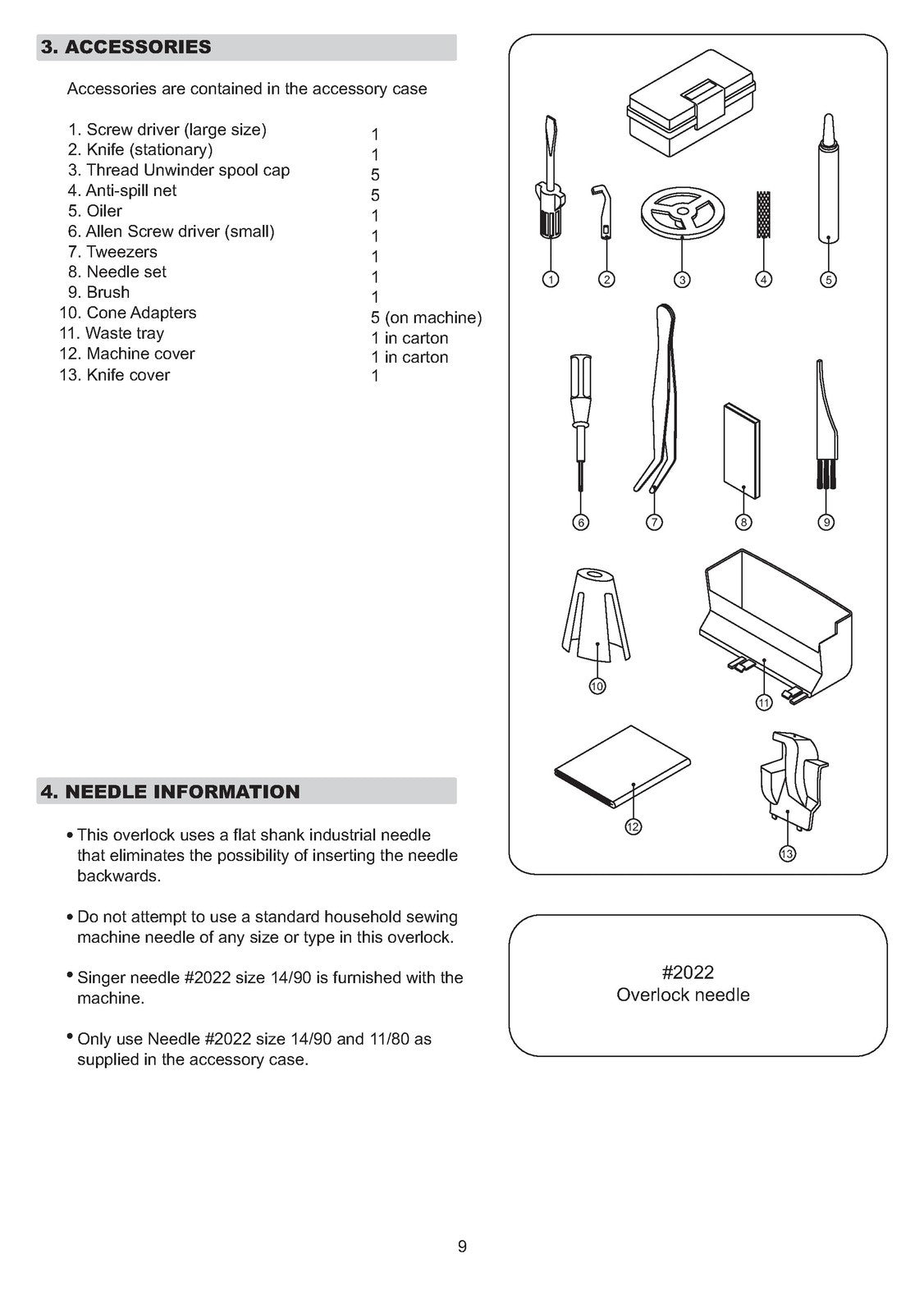 SINGER 14T968DC Serger Overlocker Instruction Manual - WIRE BOUND - TOUGH COVERS