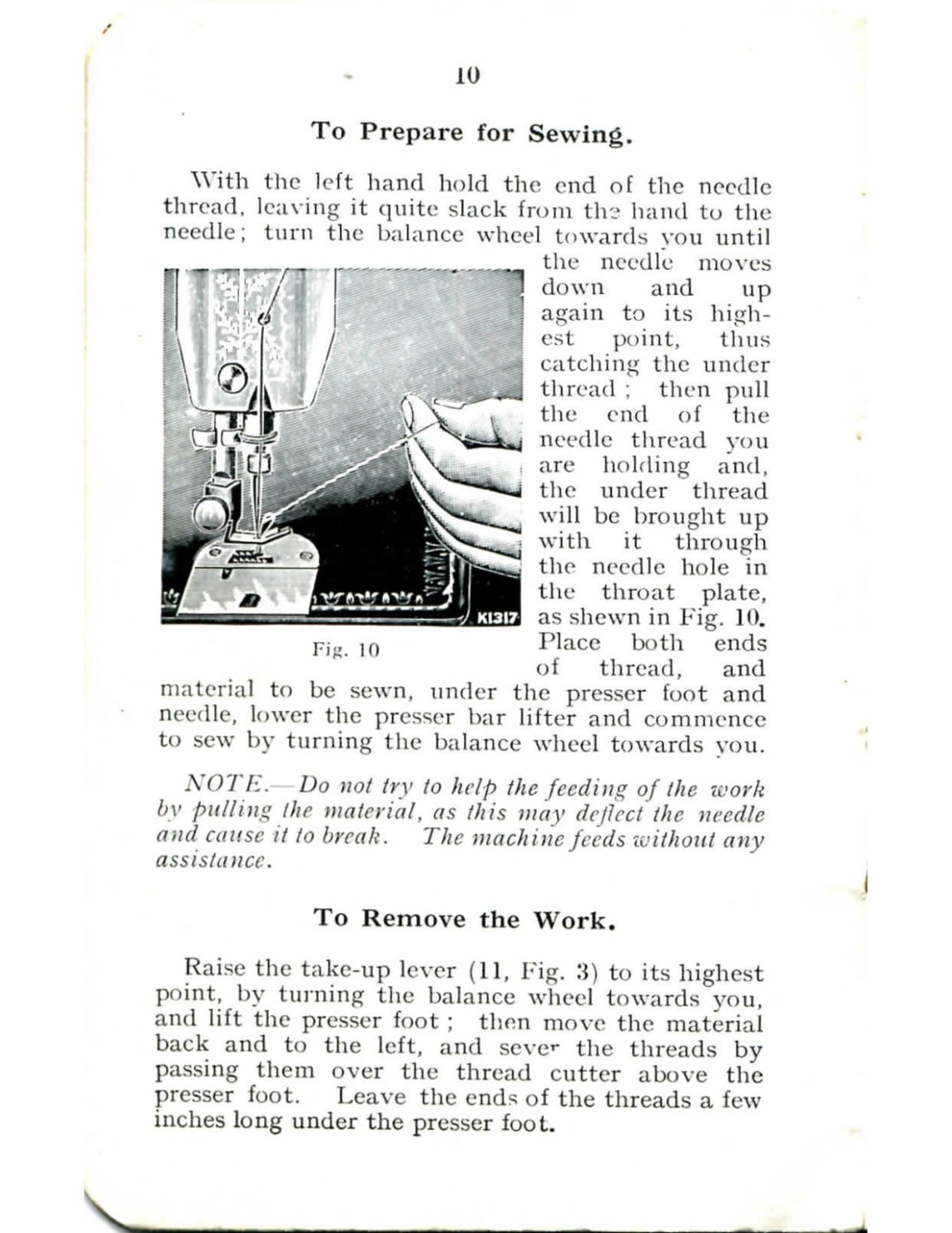 SINGER 66 Sewing Machine User Manual Reprint of Original, Tough WIRE Binding