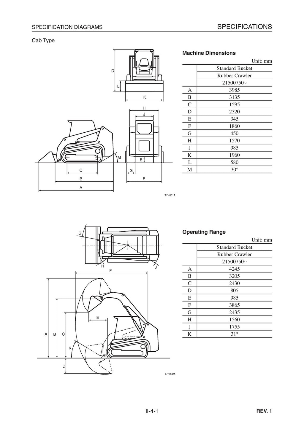 TAKEUCHI TL150 CRAWLER LOADER WORKSHOP MANUAL - BOUND -  COVERS - XL FOLDOUTS