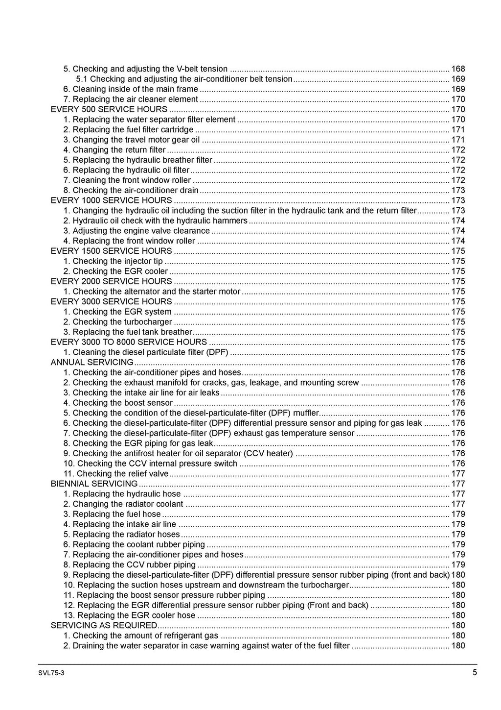 KUBOTA SVL75-3 TRACK LOADER OPERATORS MANUAL - STEEL WIRE BOUND - TOUGH COVERS