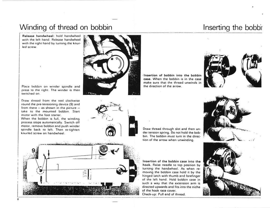 BERNINA 801 802 811 812 Sewing Machine Instruction Manual - WIRE BOUND - COVERS