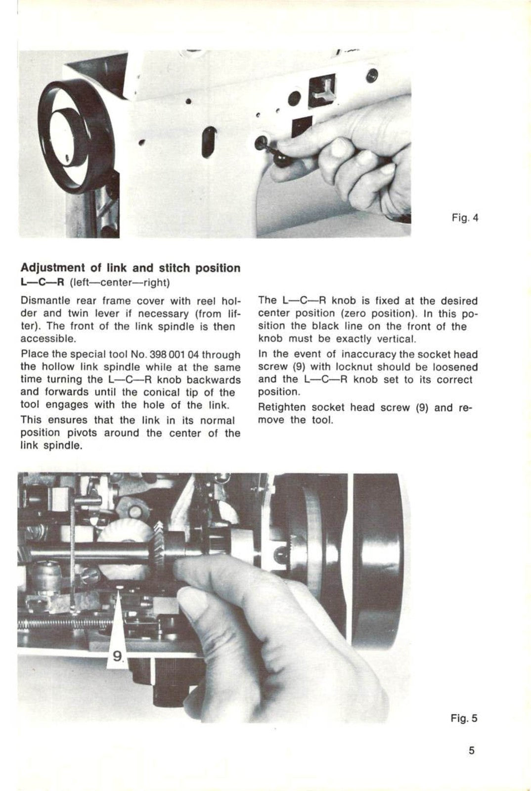 BERNINA 830 831 832 Adjustment SERVICE Manual (NOT USER MANUAL) - Bound, Covers