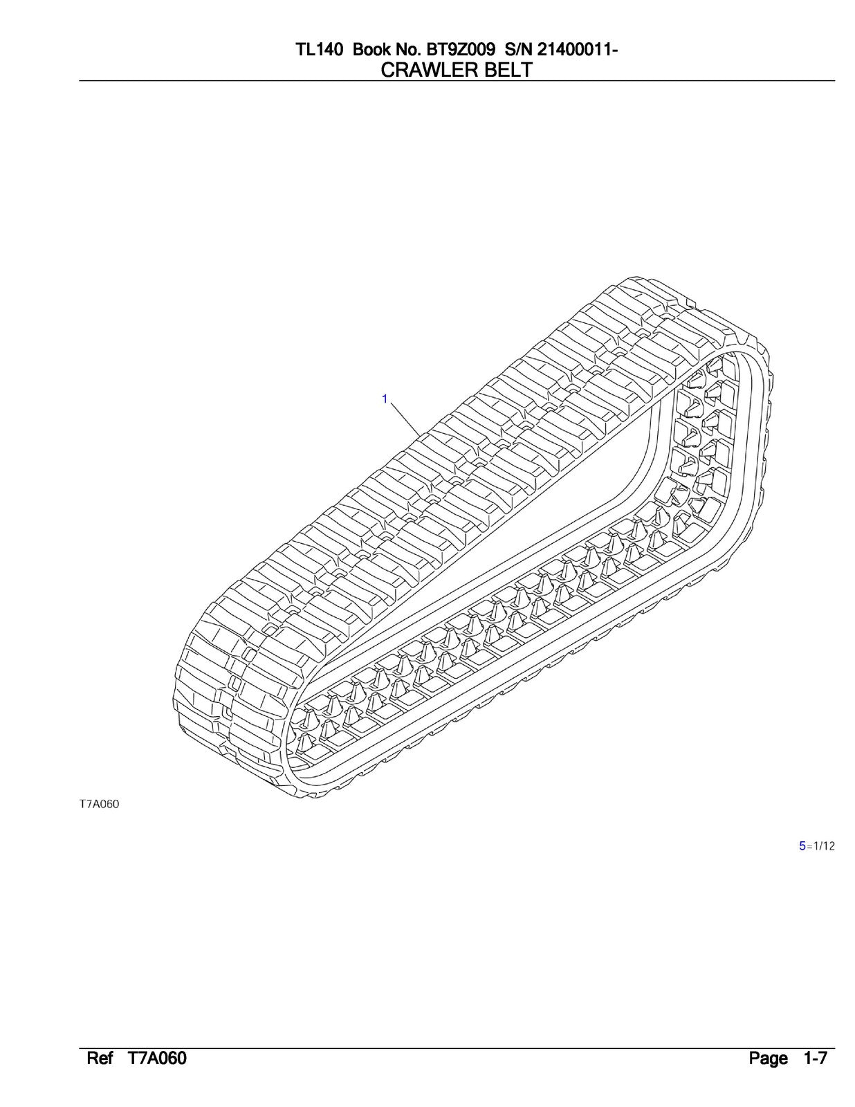 TAKEUCHI TL140 ILLUSTRATED PARTS MANUAL - WIRE BOUND - TOUGH COVERS