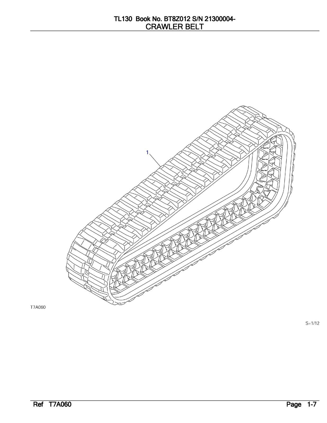TAKEUCHI TL130 PARTS MANUAL - STEEL WIRE BOUND - TOUGH COVERS