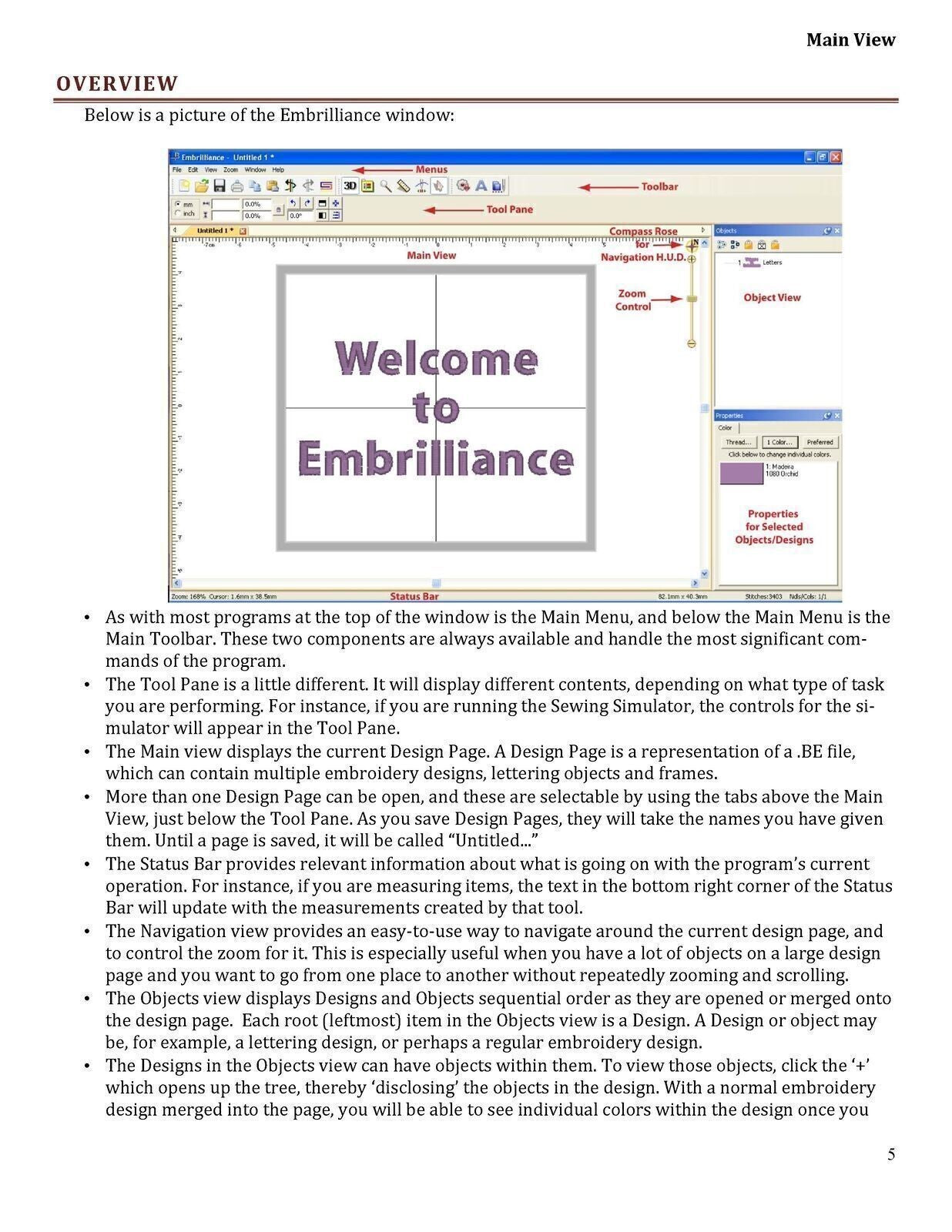 Embrilliance Essentials User Guide for Windows Instructions Manual Full COLOR