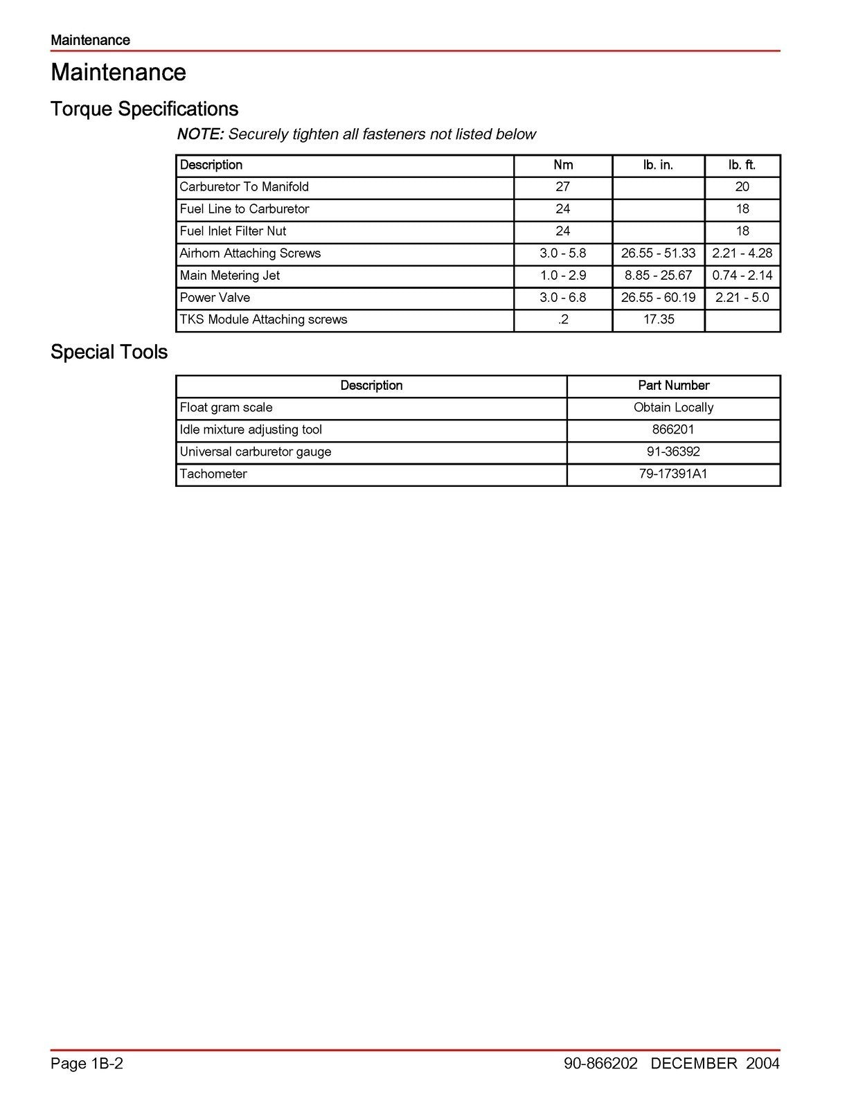 MERCURY TURN KEY START CARBURETORS SUPPLEMENT TO #25 26 31 SERVICE MANUAL