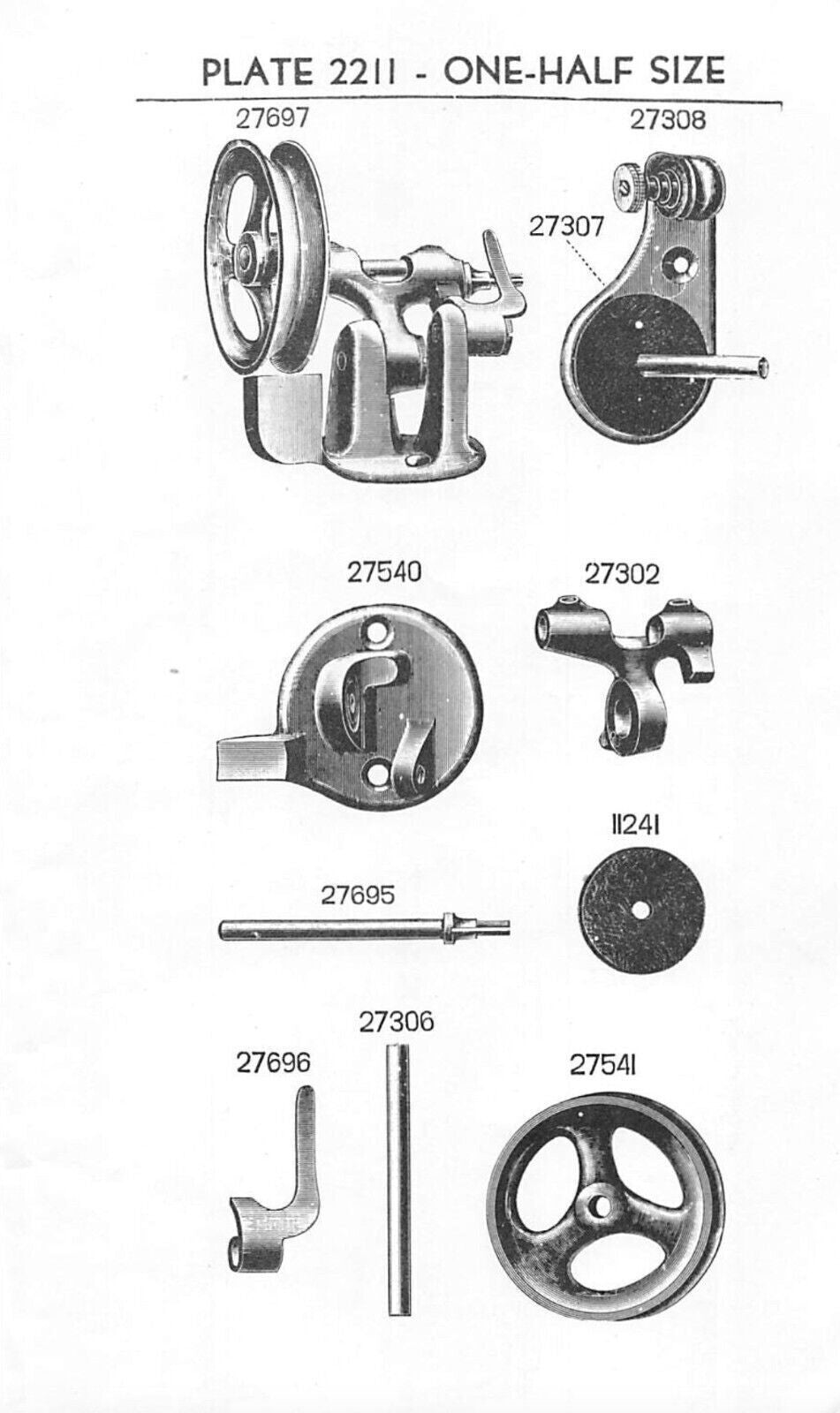SINGER 29-4 Parts List, Diagrams, Order Detail (NOT User Manual) – Wire Binding