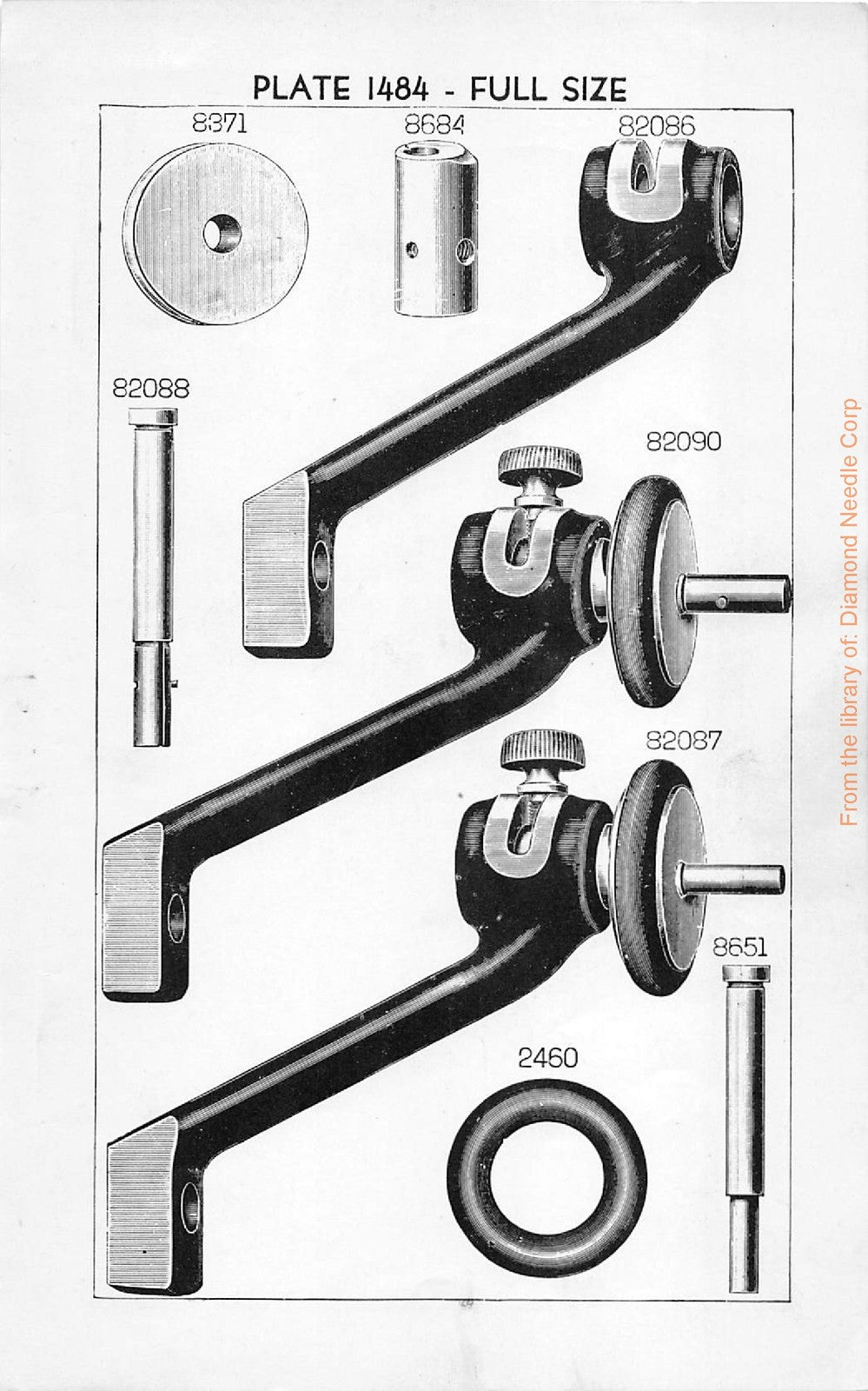 SINGER 29K58 29K60 29K62 Illustrated Parts List Manual 1934 - WIRE BOUND