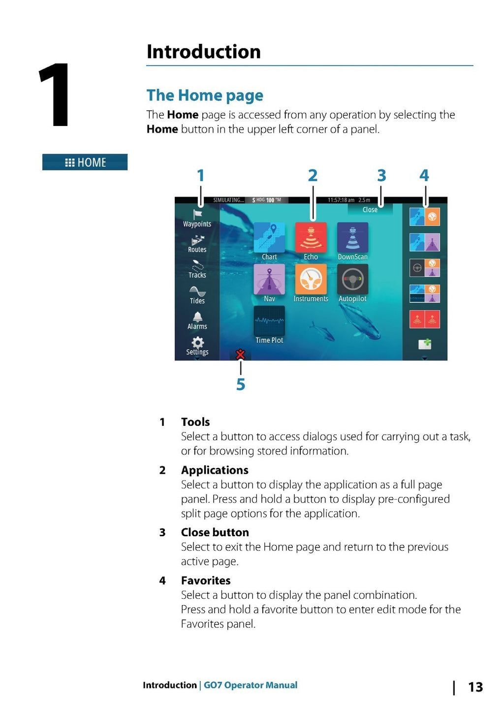 SIMRAD GO7 Fish Finder Plotter Operator Manual - STEEL WIRE BOUND - TOUGH COVERS