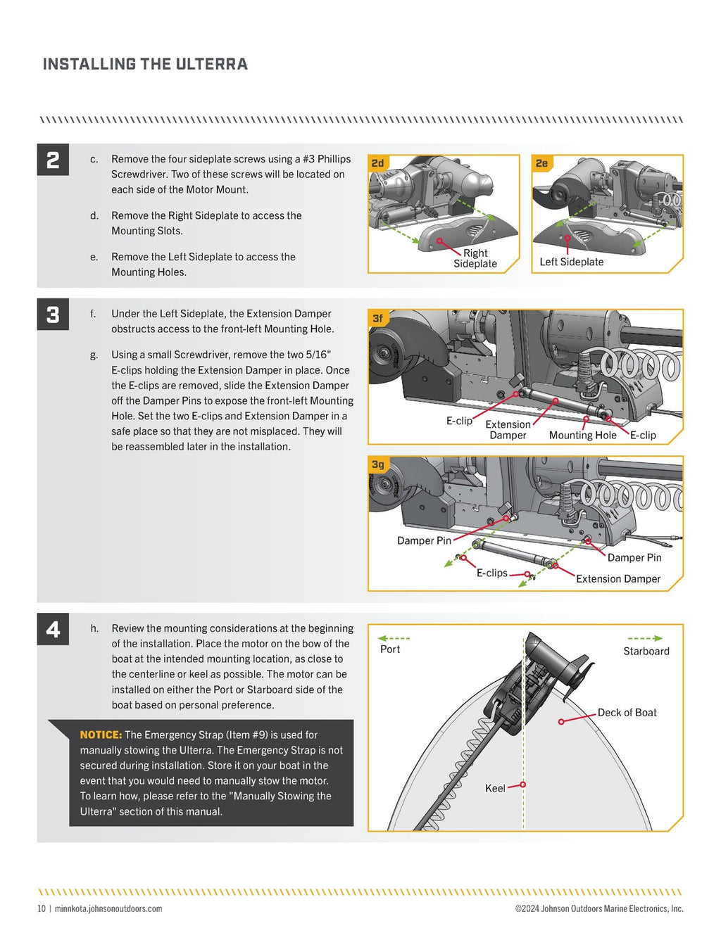 MINN KOTA Ulterra Trolling Motor Owner's Manual - OWNERS MANUAL - WIRE BOUND