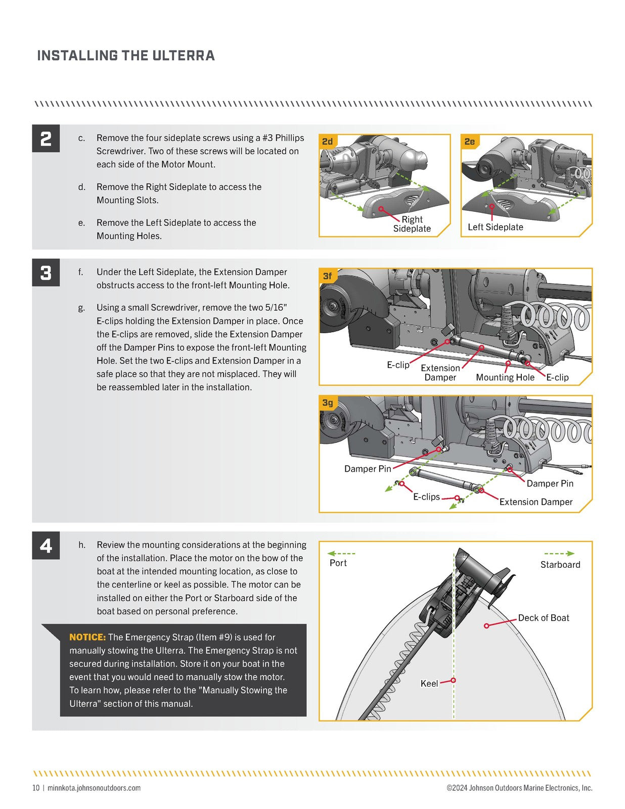 MINN KOTA Ulterra Trolling Motor Owner's Manual - OWNERS MANUAL - WIRE BOUND