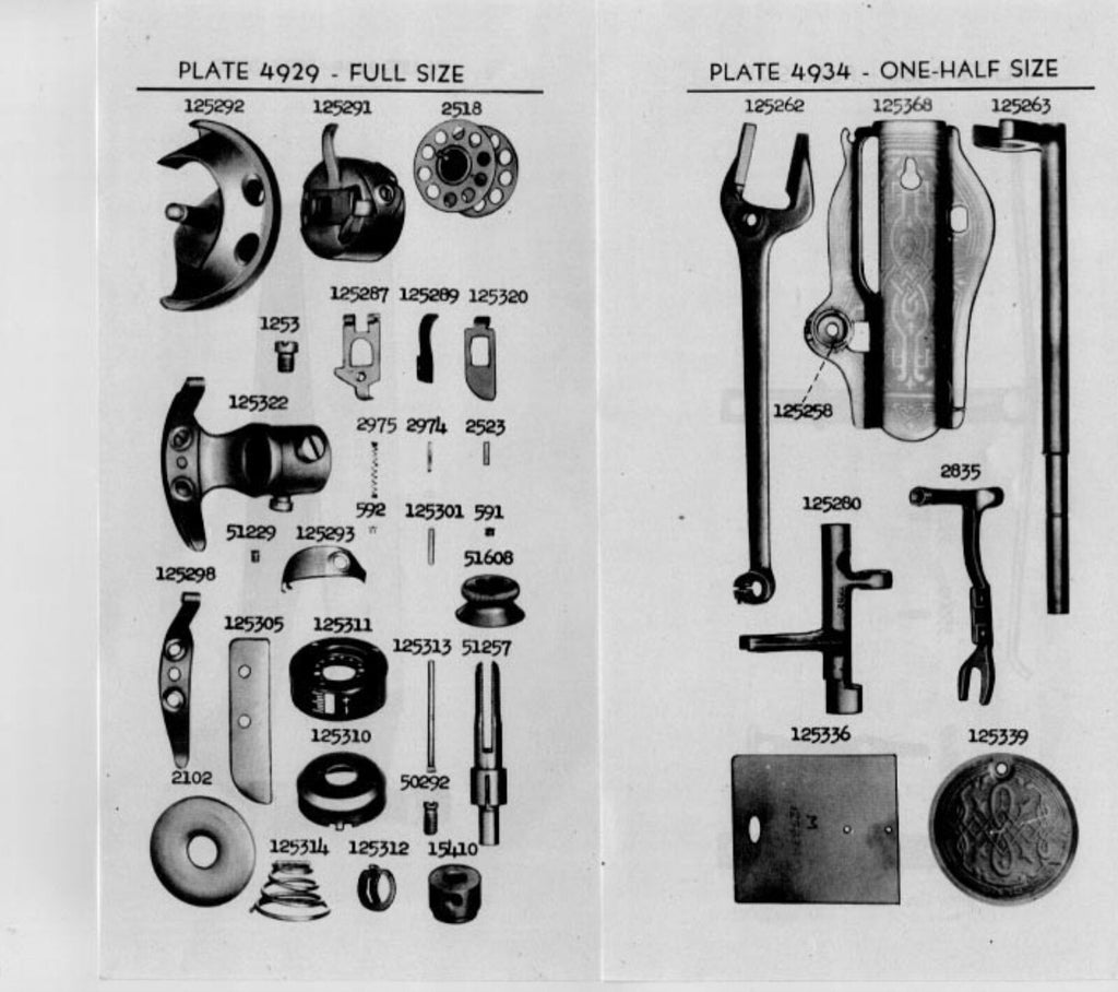 SINGER 15-91 Illustrated Parts List Manual  - WIRE BOUND - PROTECTIVE COVERS