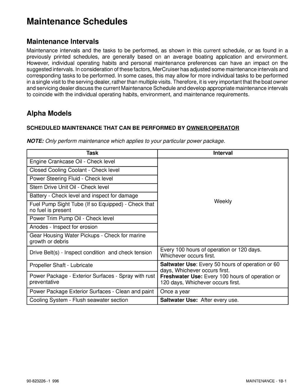 MERCURY Mercruiser No. 18 SERVICE MANUAL Marine Engines GM V-6 4.3L COVERS BOUND