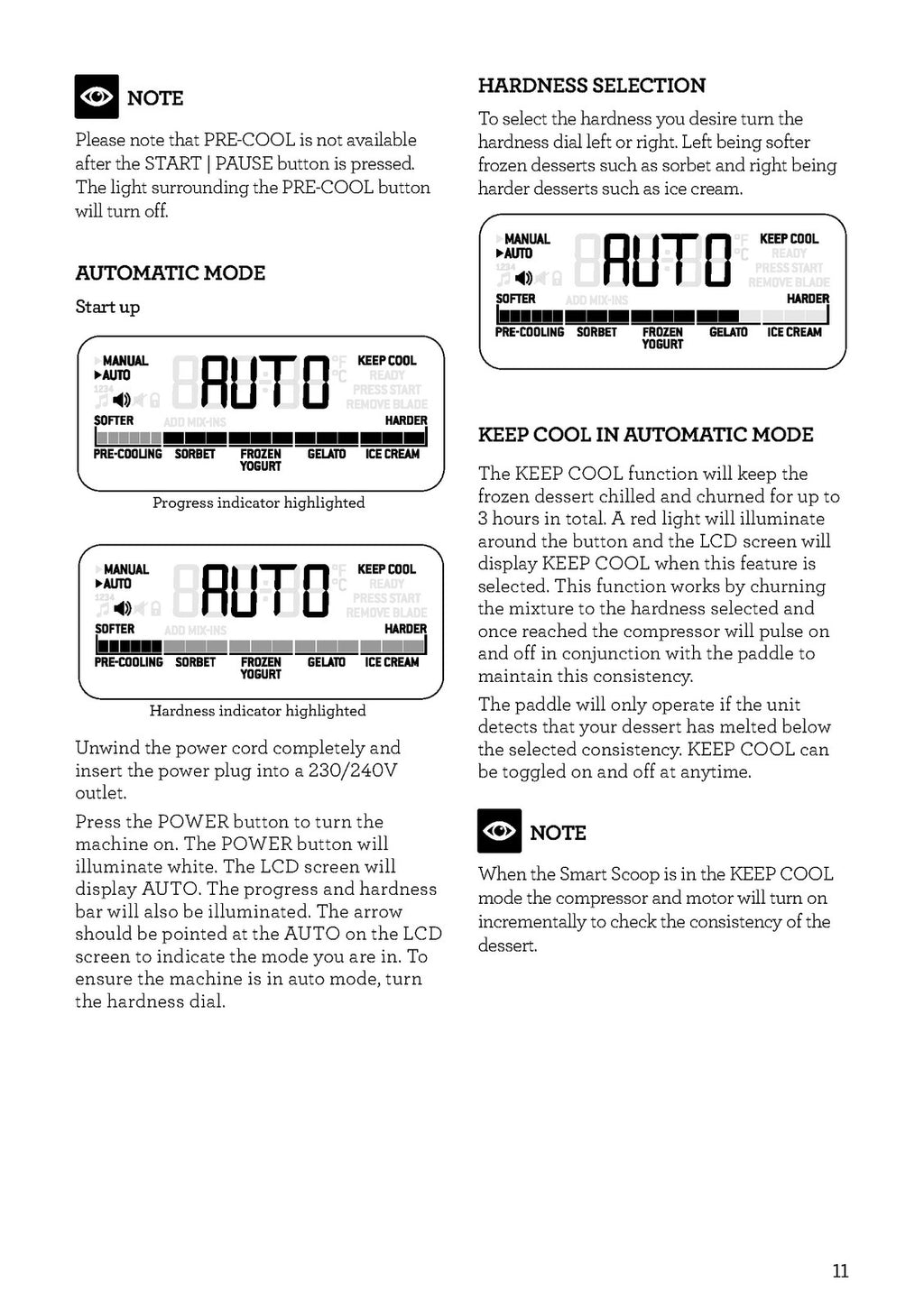 BREVILLE BCI600 Smart Scoop Ice Cream Maker Manual - Wire Bound - Tough Covers