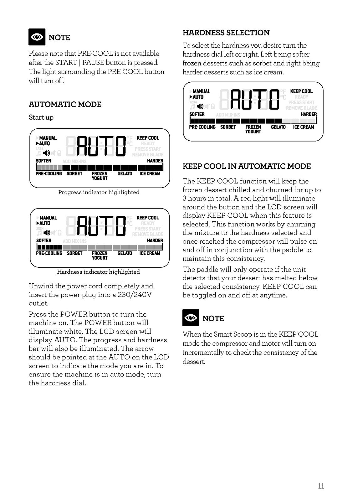 BREVILLE BCI600 Smart Scoop Ice Cream Maker Manual - Wire Bound - Tough Covers