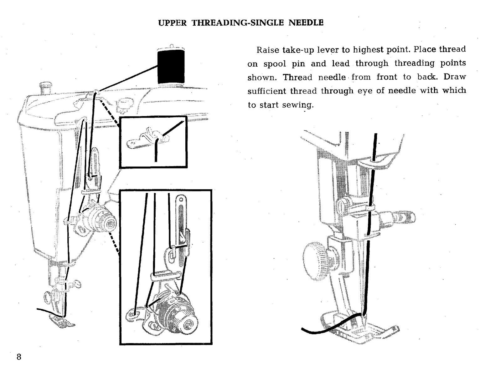 SINGER 431 431G Sewing Machine User Manual - STEEL WIRE BOUND - TOUGH COVERS