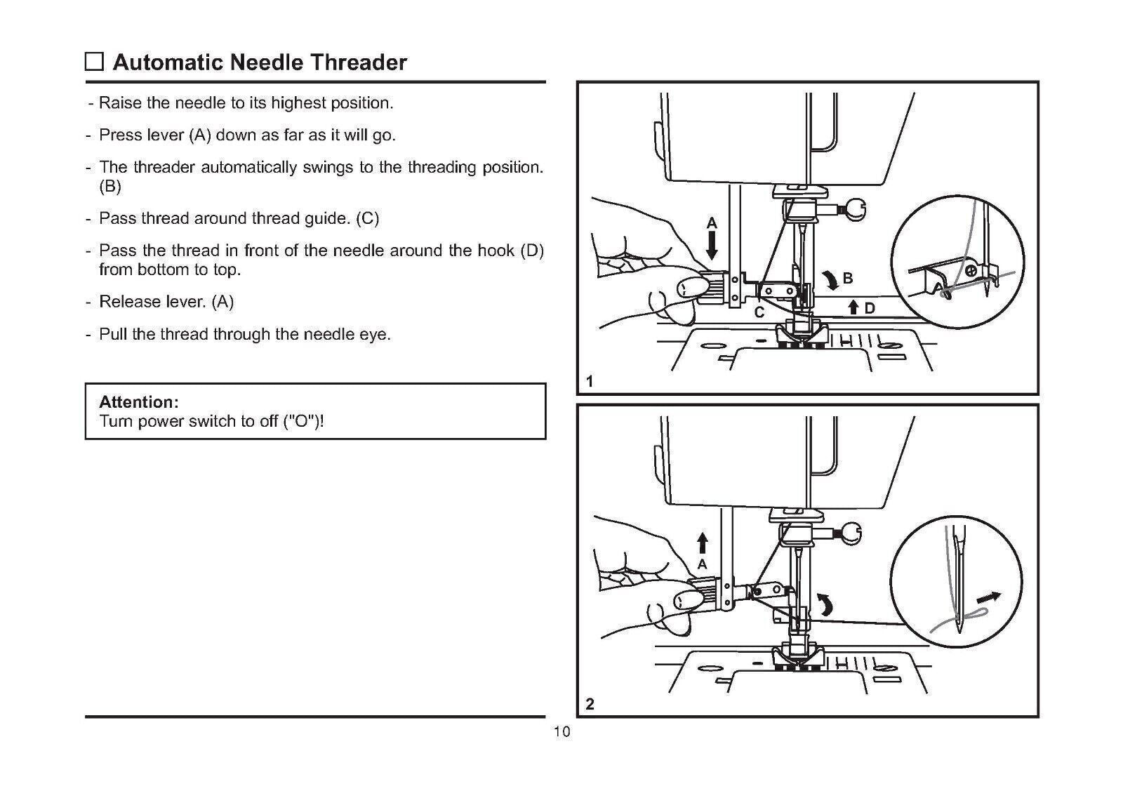 SINGER 4423 Sewing Machine User Manual Instructions Owners Operation Manual