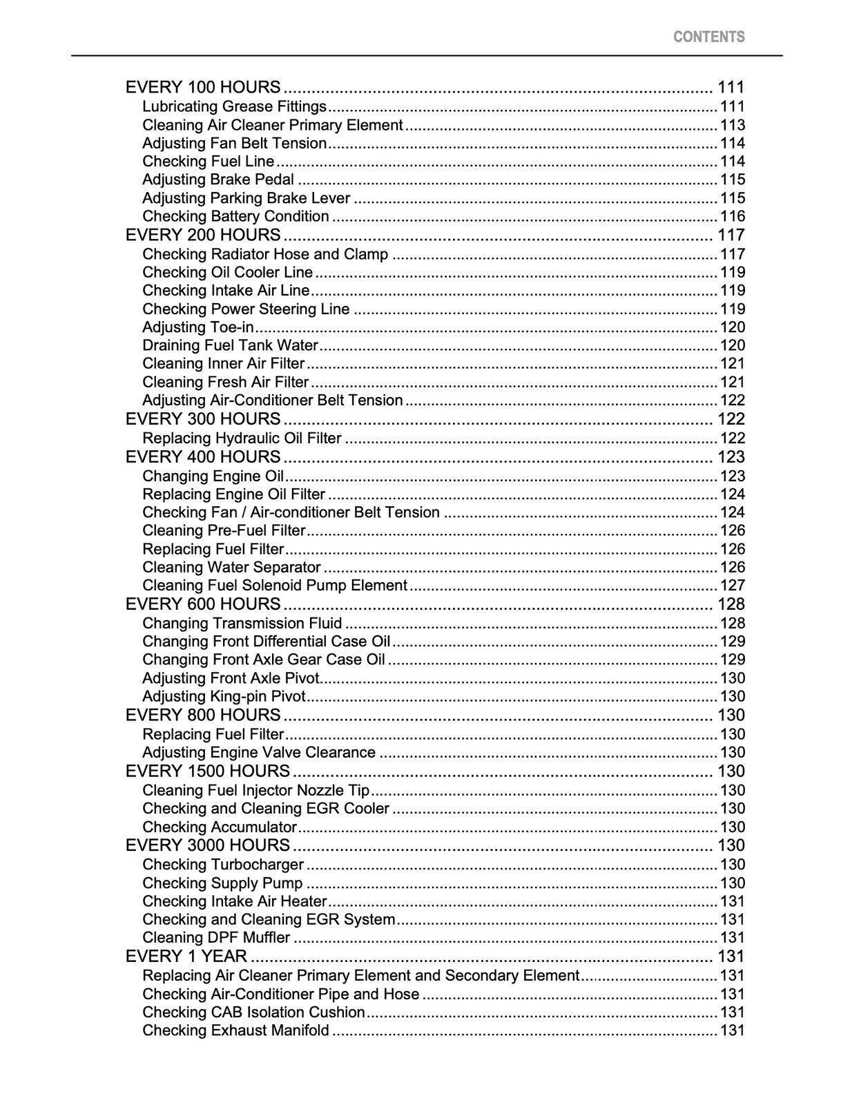 KUBOTA M100GX M110GX M126GX M135GX OPERATORS MANUAL - STEEL WIRE BOUND - COVERS