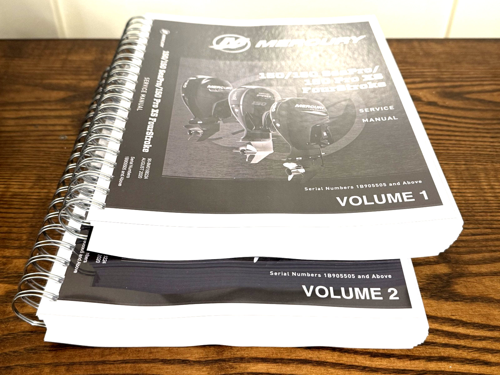 MERCURY 150 SEAPRO 150 PRO XS FOURSTROKE SERVICE MANUAL, BOUND, COVERS, FOLDOUTS