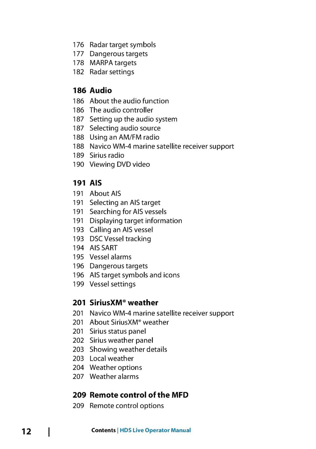 LOWRANCE HDS LIVE Fish Finder User Manual Operation Guide WIRE BOUND, FULL COLOR