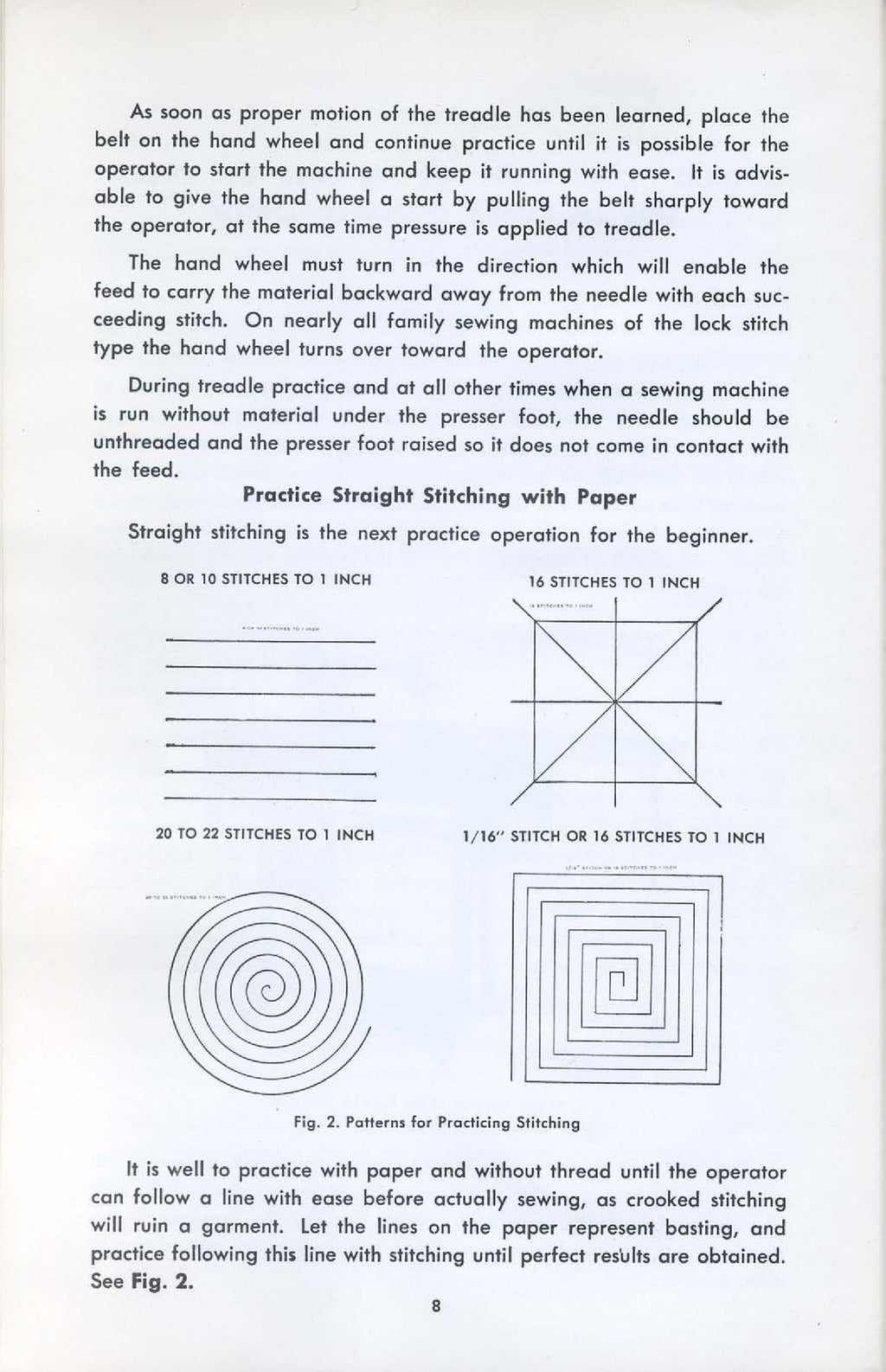 SINGER Teacher's Textbook of Machine Sewing Manual - WIRE BOUND - TOUGH COVERS