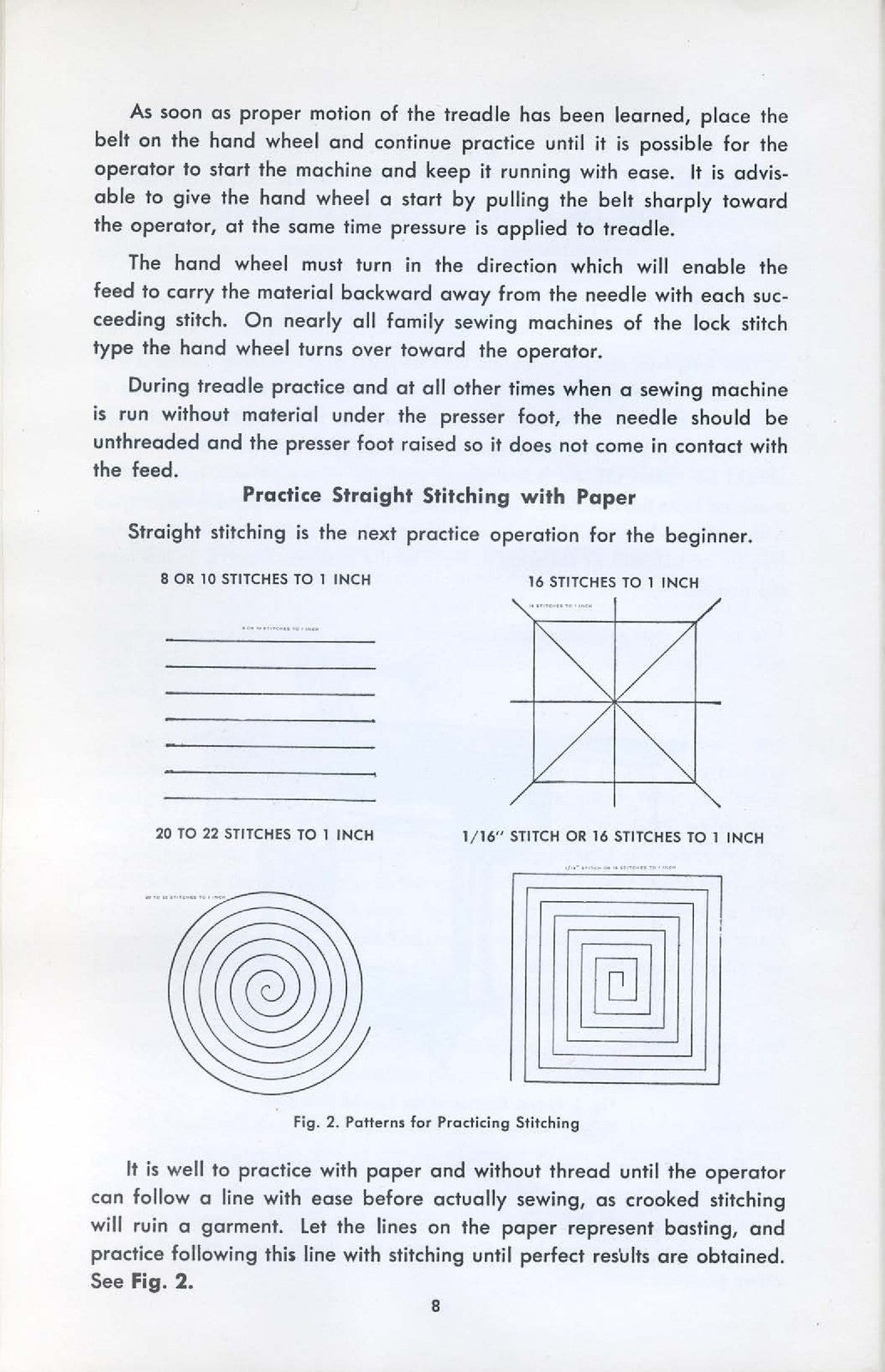 SINGER Teacher's Textbook of Machine Sewing Manual - WIRE BOUND - TOUGH COVERS