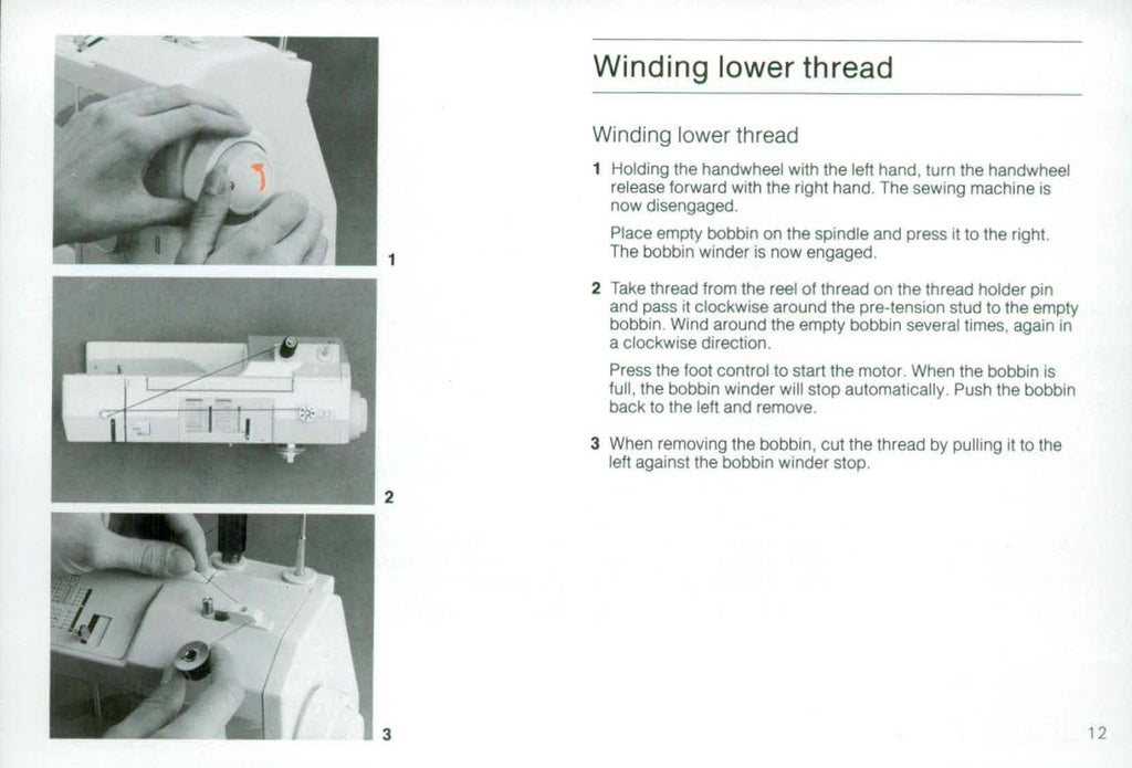 BERNINA 1015 Sewing Machine Instruction Manual - STEEL WIRE BOUND - TOUGH COVERS