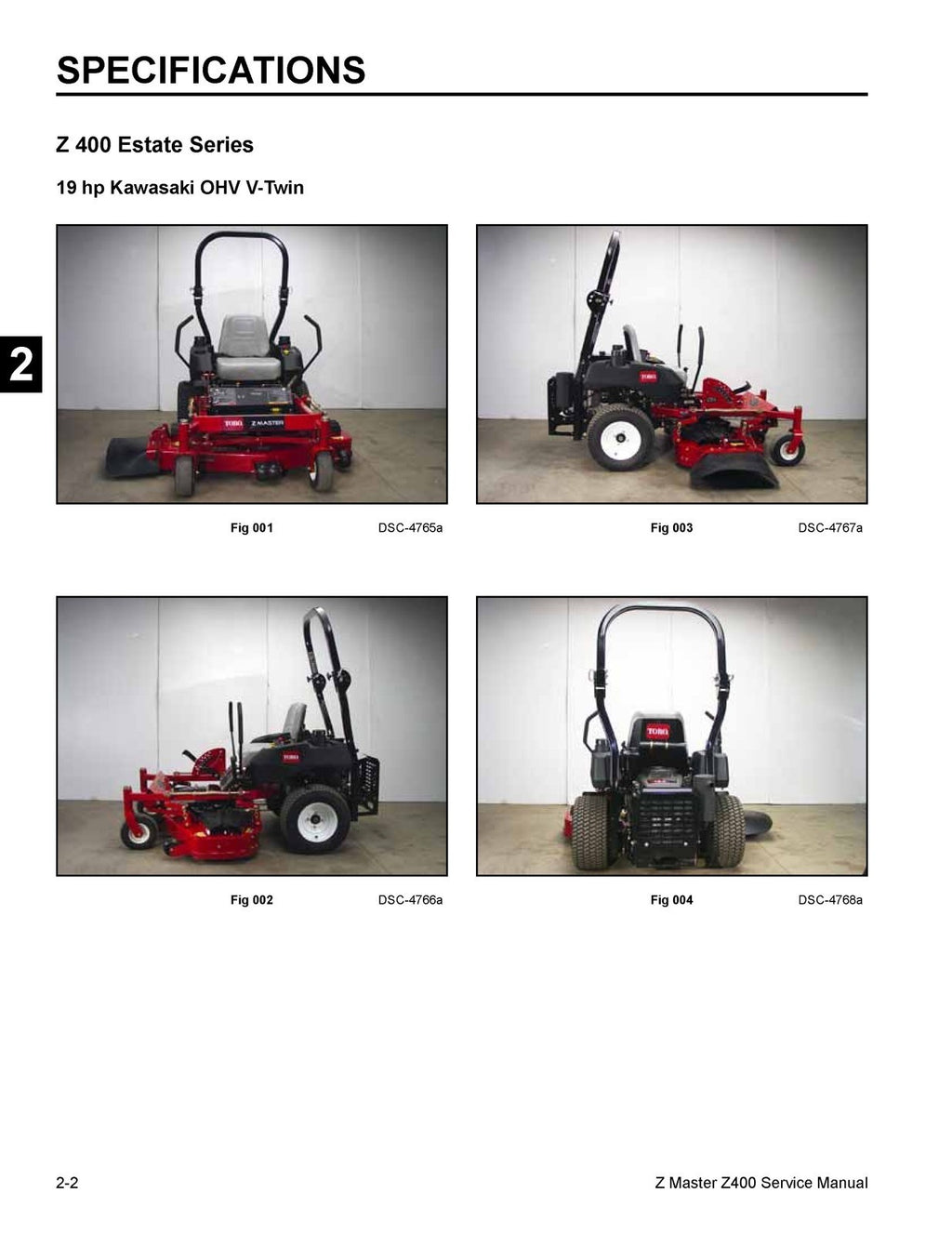 TORO Z Master Z400 Series SERVICE MANUAL - STEEL WIRE BOUND - PROTECTIVE COVERS