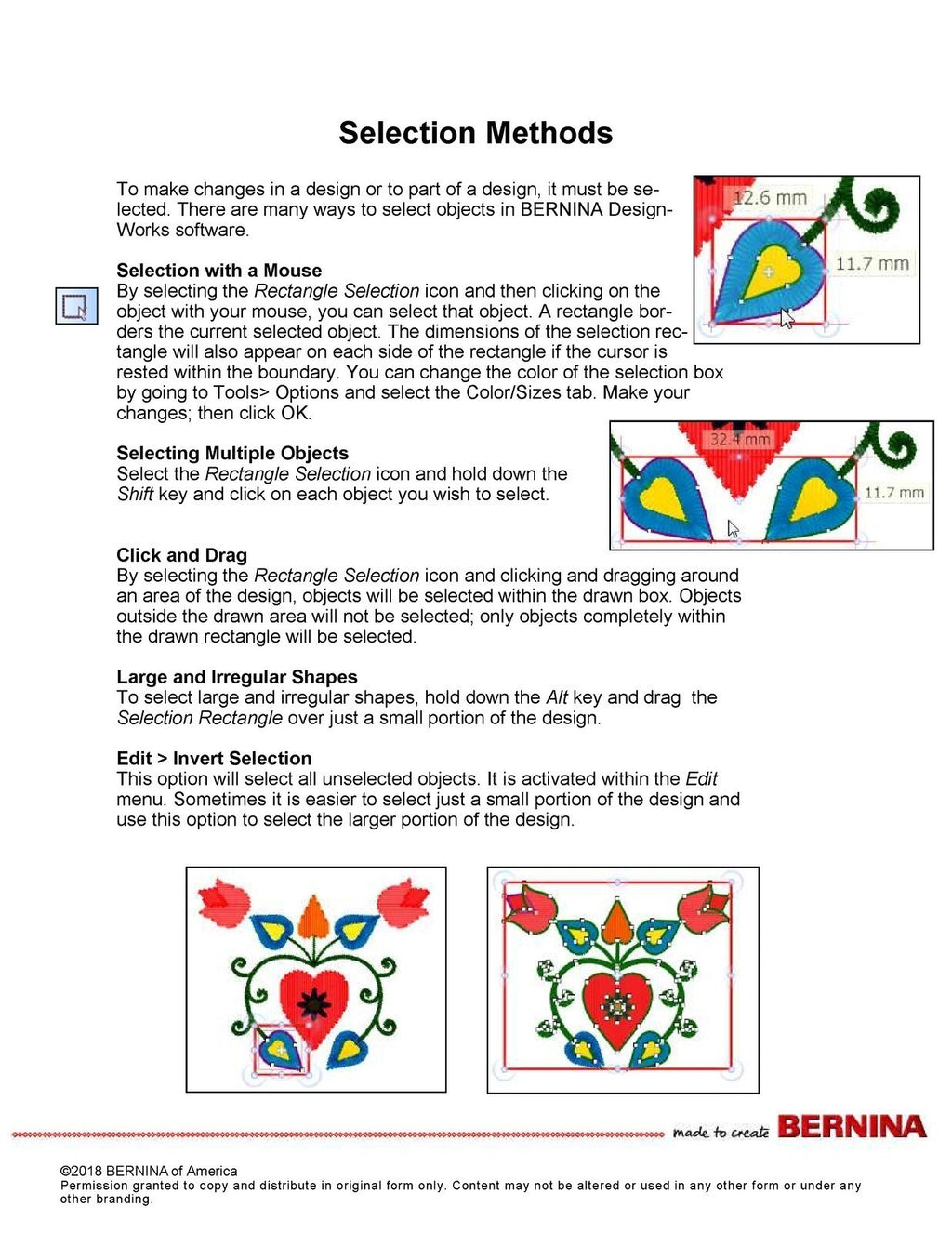 BERNINA DesignWorks Software Workbook 1 Basics - Steel Wire Bound, Tough Covers