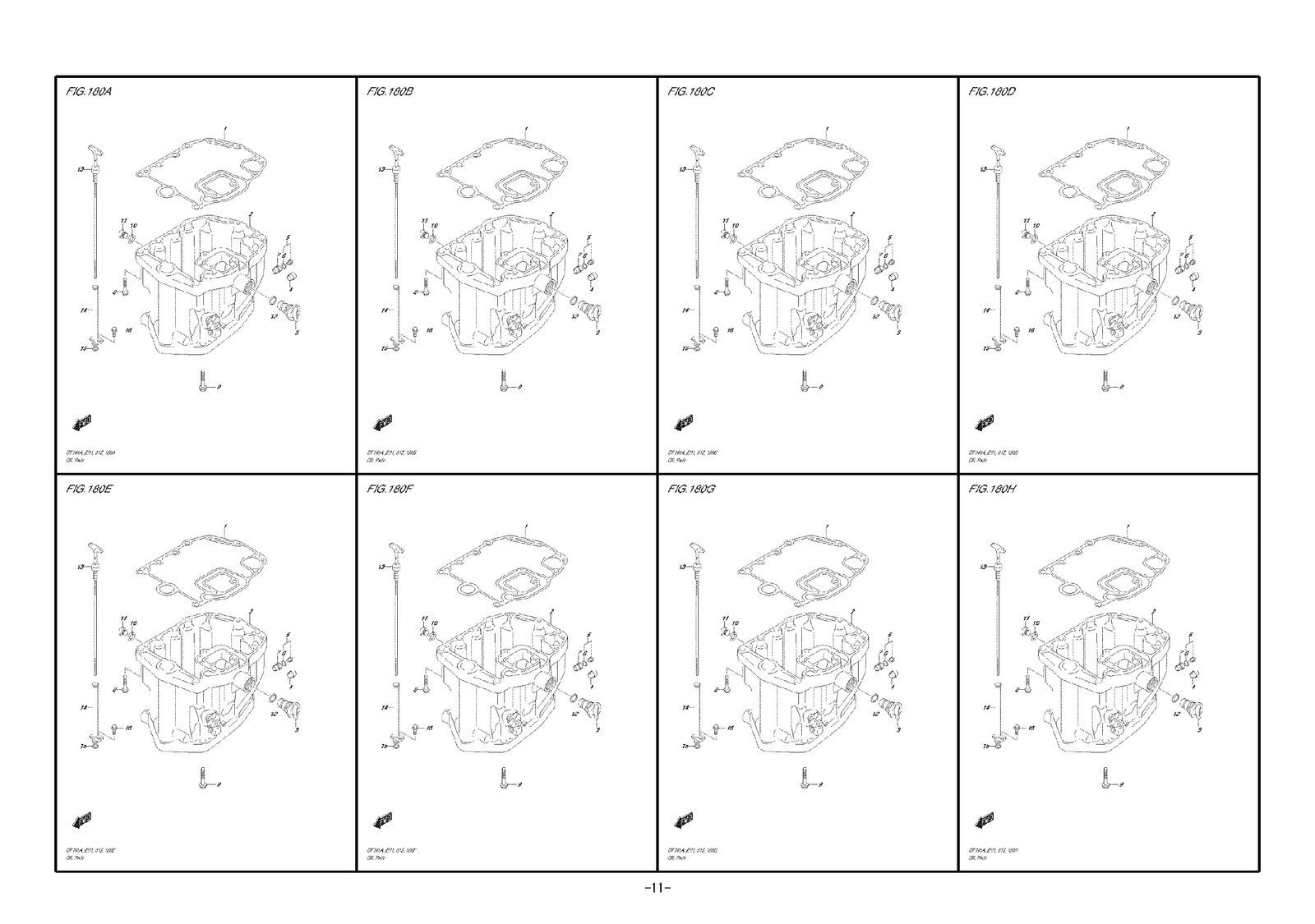SUZUKI PARTS CATALOG DF100A DF115A DF140A 2014 MANUAL - WIRE BOUND - TUFF COVERS