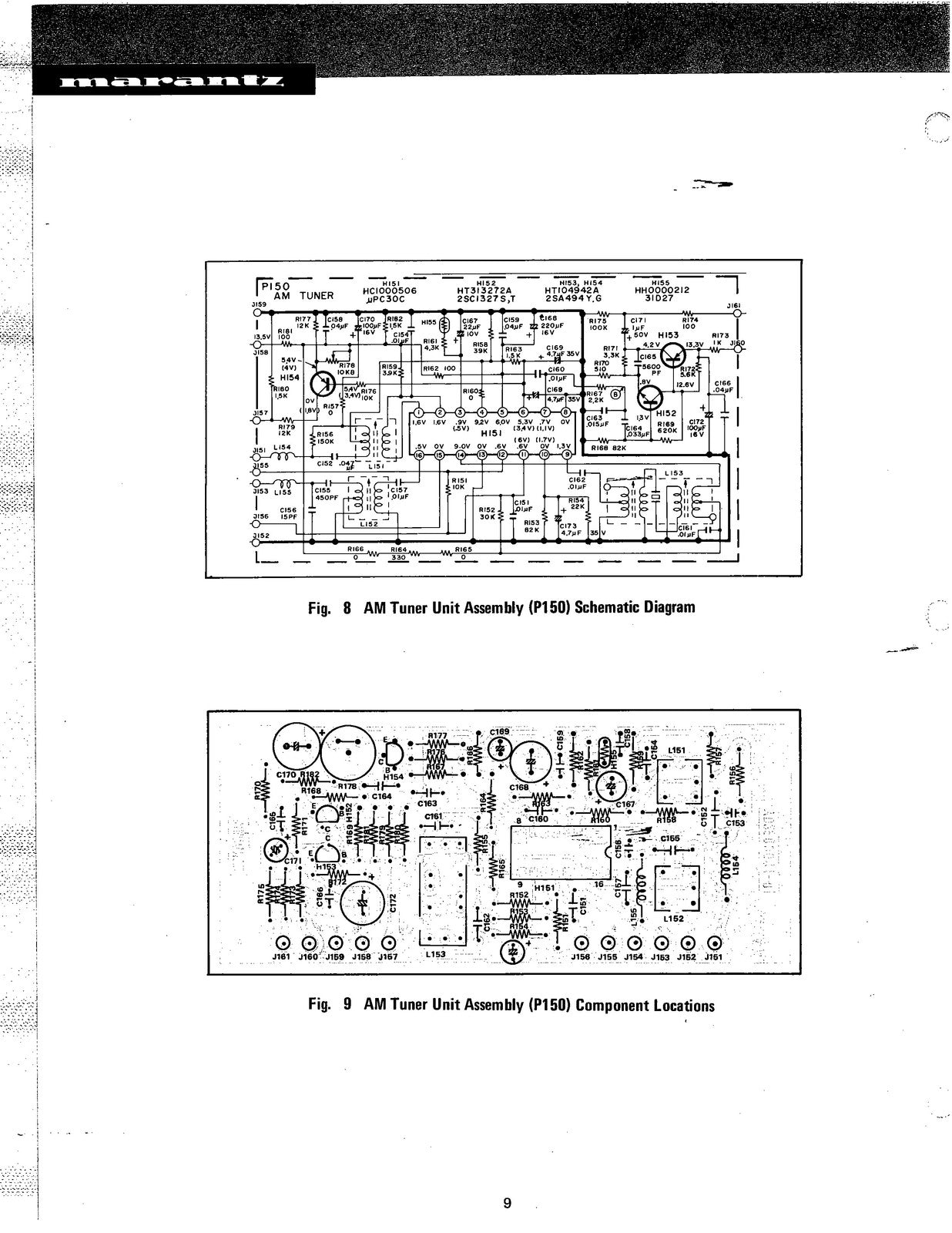 MARANTZ 2240B SERVICE MANUAL - STEEL WIRE BOUND, TOUGH COVERS - FOLDOUT DIAGRAMS