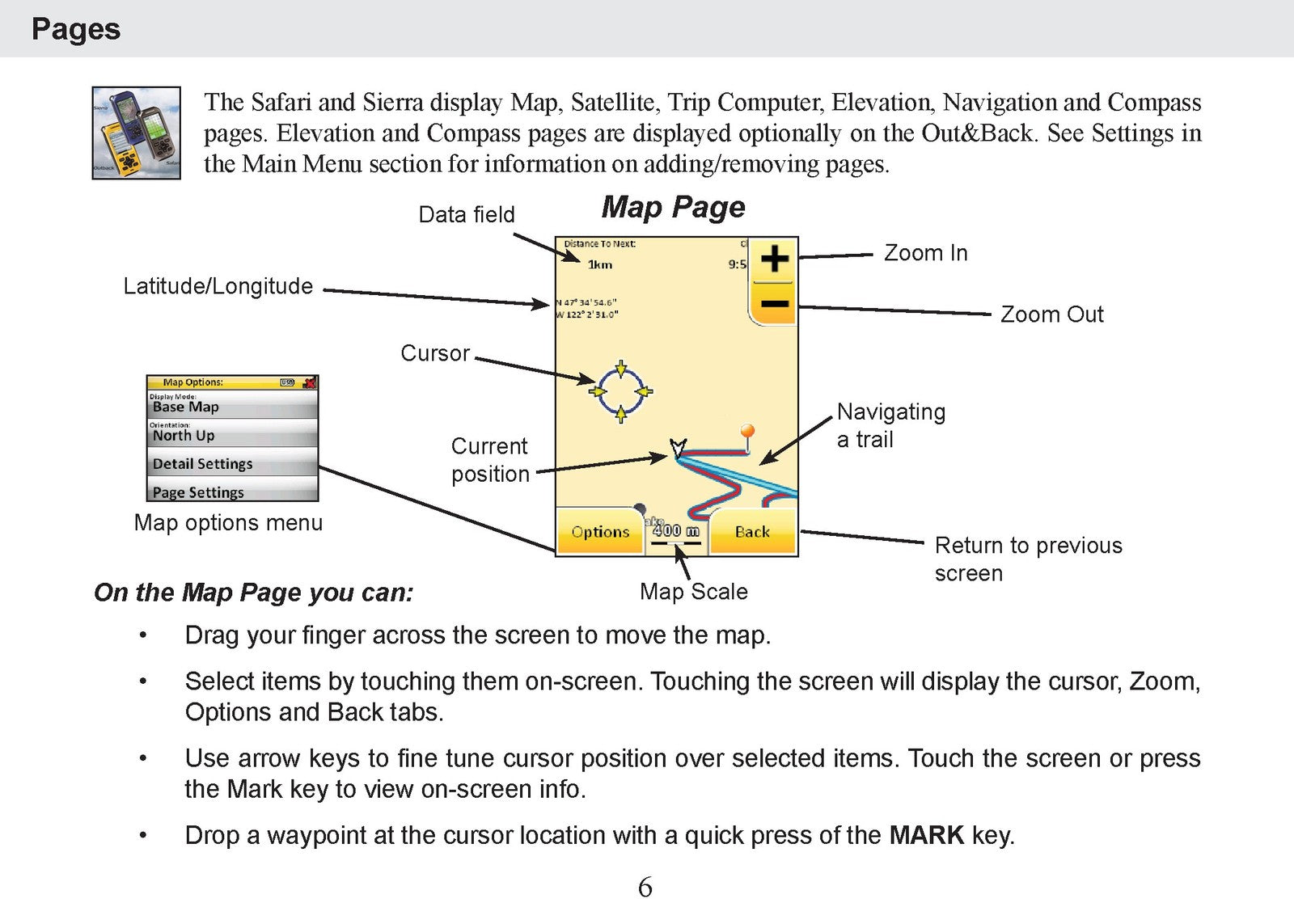 LOWRANCE Endura Operation Manual for Siera Safari Out&Back - WIRE BOUND - COVERS