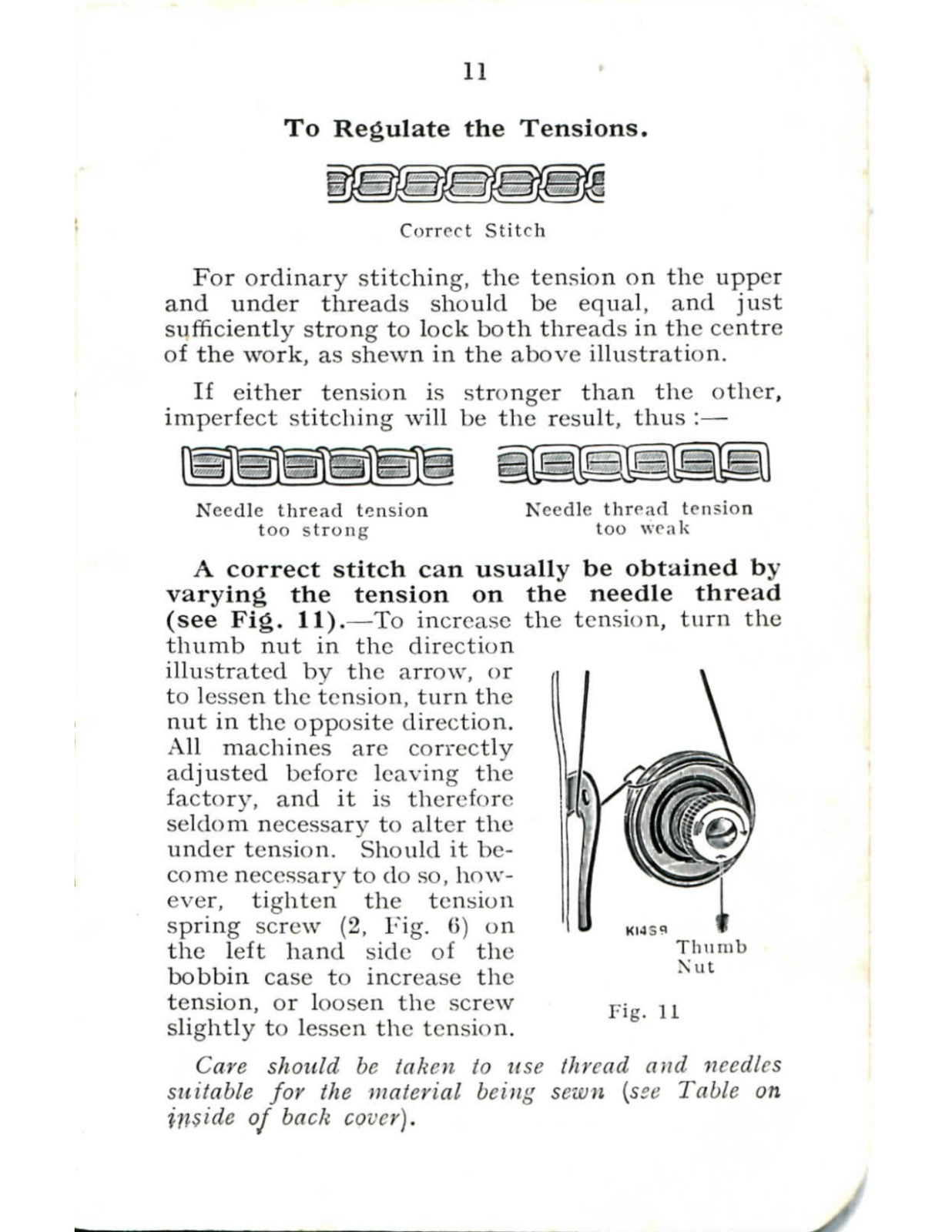 SINGER 66 Sewing Machine User Manual Reprint of Original, Tough WIRE Binding