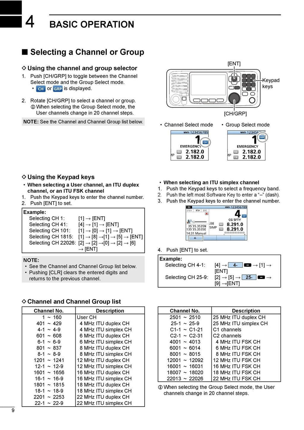ICOM IC-M804 MARINE TRANSCEIVER INSTRUCTION MANUAL - WIRE BOUND - TOUGH COVERS