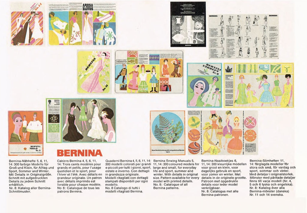 BERNINA 807 810 817 Sewing Machine User Manual - FULL COLOR - WIRE BOUND, COVERS