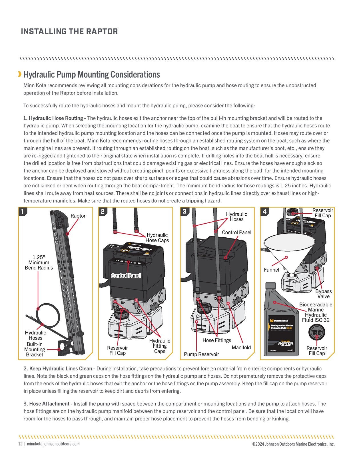 MINN KOTA Raptor Shallow Water Anchor Owners Manual - WIRE BOUND - TOUGH COVERS