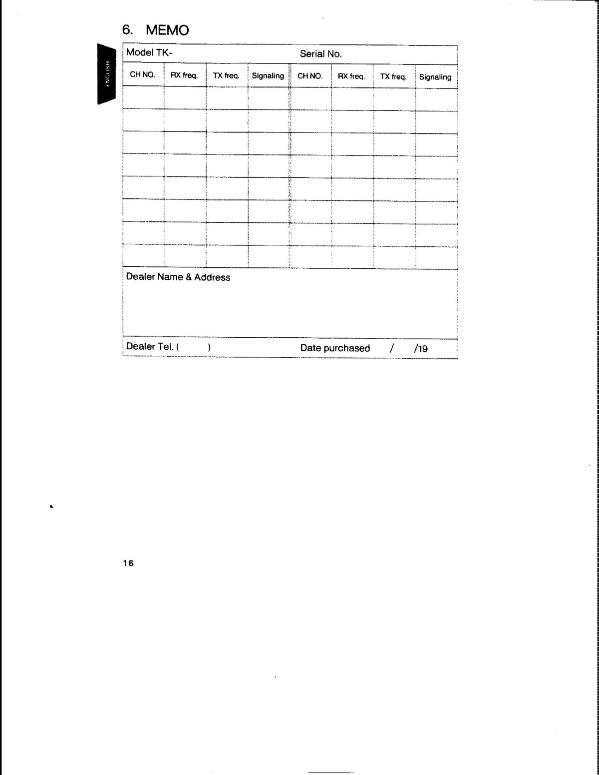 KENWOOD TK-705D TK-805D VHF UHF FM Transceiver Instruction Manual - WIRE BOUND