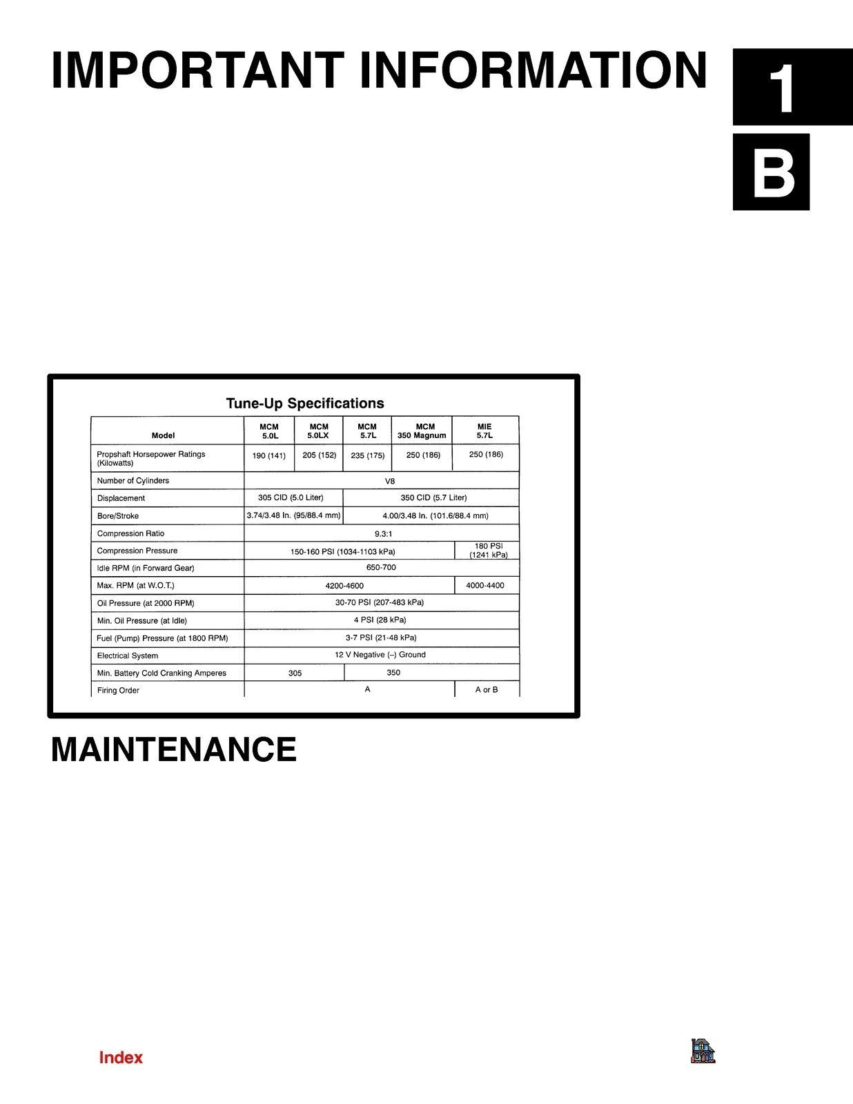 MERCURY MERCRUISER NO 17 MARINE ENGINES GM V-8 SERVICE MANUAL WIRE BOUND, COVERS