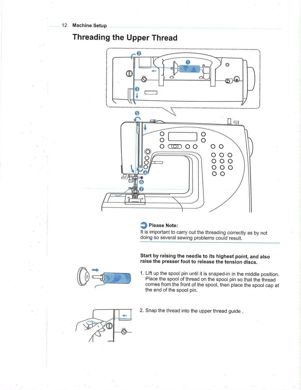 BERNINA Bernette 92c Embroidery Instruction Manual - WIRE BOUND - TOUGH COVERS