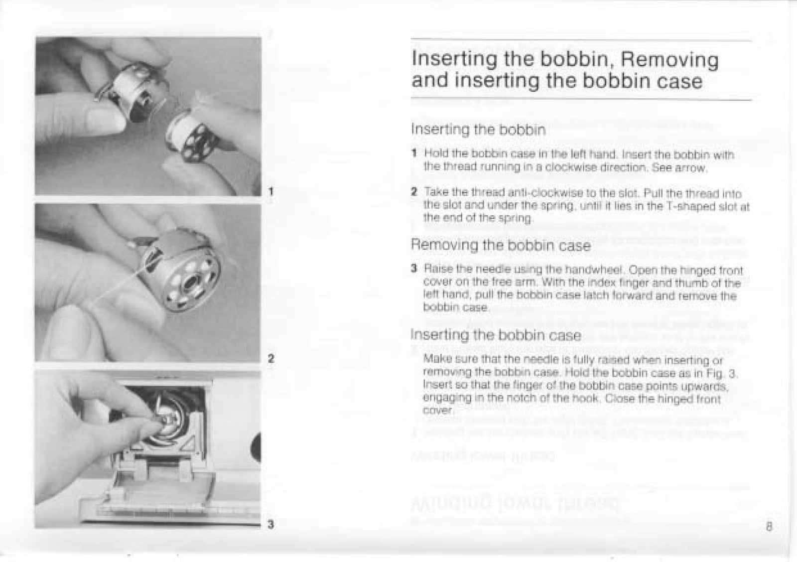 BERNINA 1004 1005 Sewing Machine Instruction Manual - WIRE BOUND - TOUGH COVERS