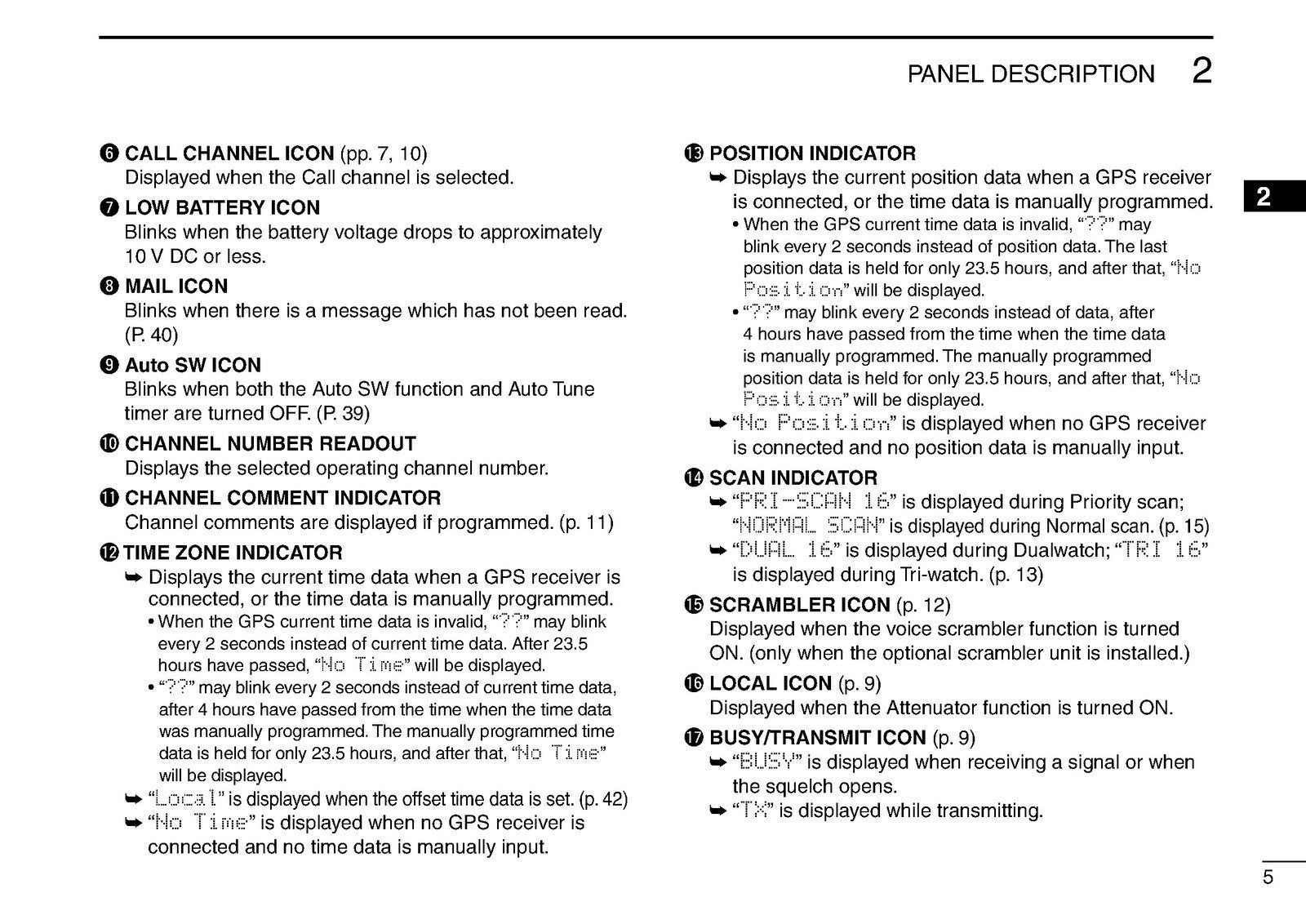 ICOM IC-M604A MARINE TRANSCEIVER INSTRUCTION MANUAL - STEEL WIRE BOUND - COVERS