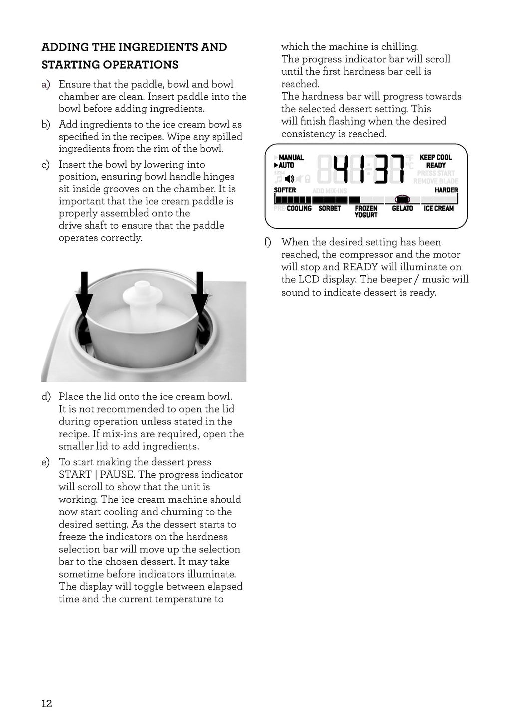 BREVILLE BCI600 Smart Scoop Ice Cream Maker Manual - Wire Bound - Tough Covers